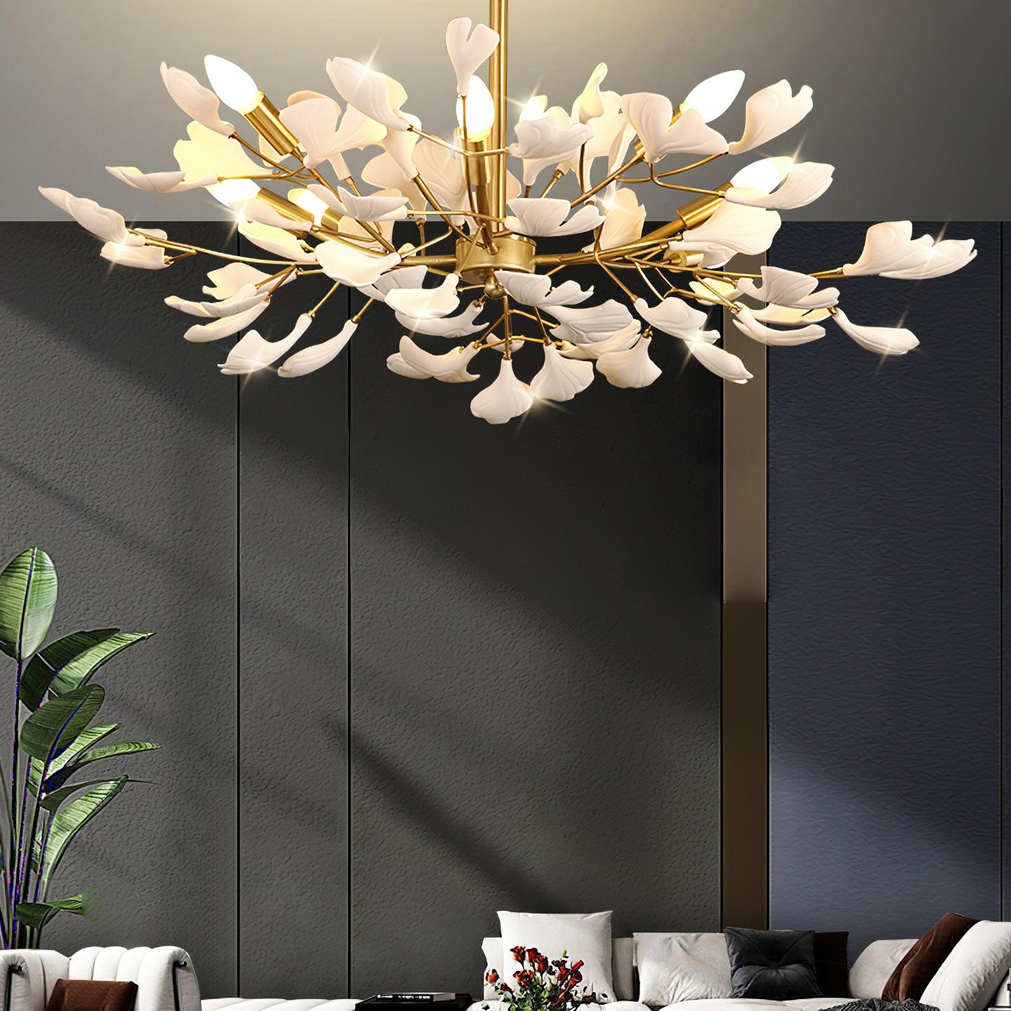 Gingko Chandelier J - Lumpaz