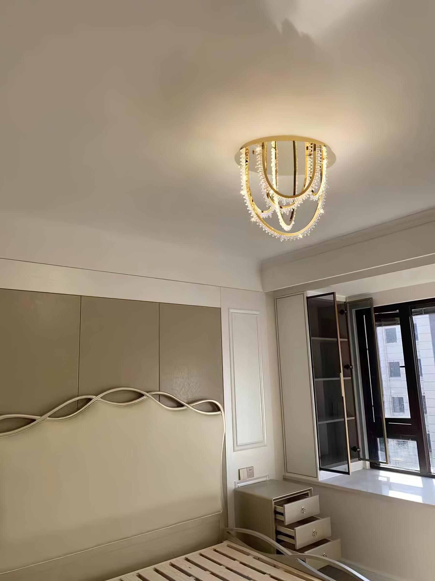 Crystal Corde Ceiling Light - Lumpaz