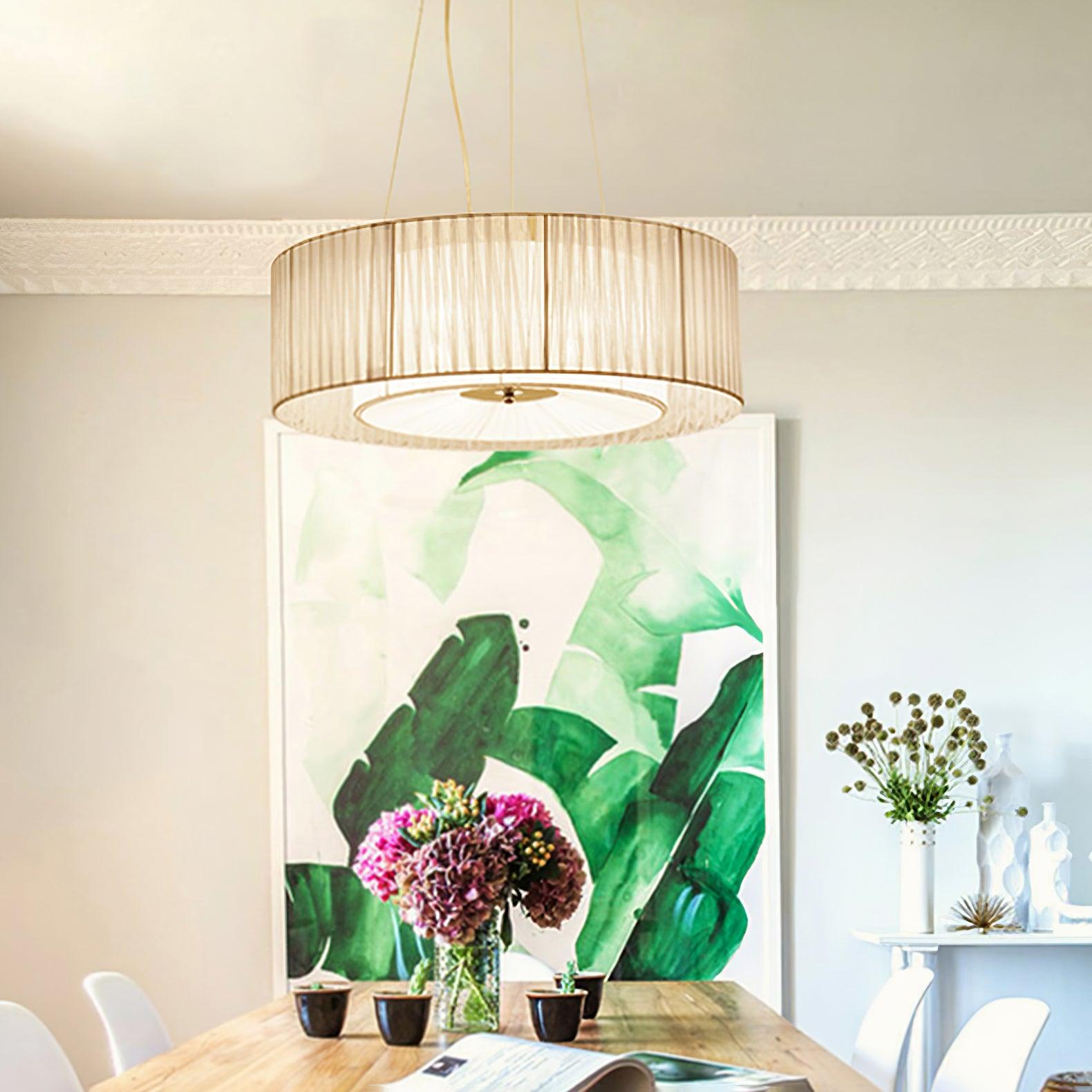 Ruffle Pleated Pendant Lamp - Lumpaz