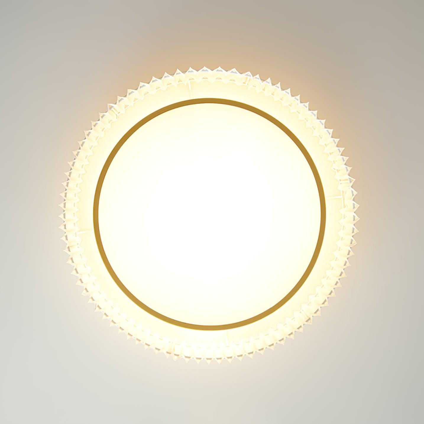 Round Pleated Ceiling Lamp - Lumpaz