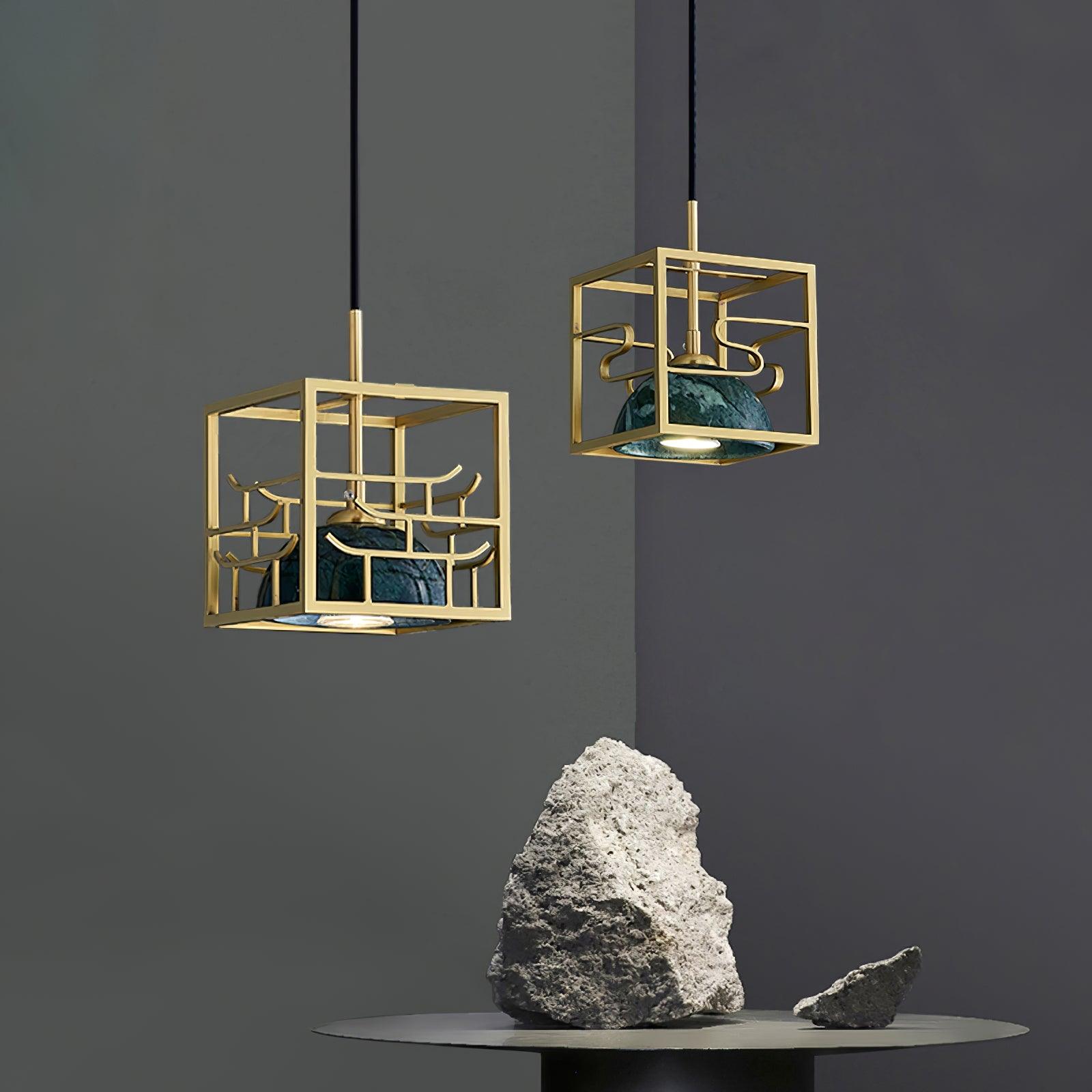 Lantern Square Pendant Lamp - Lumpaz