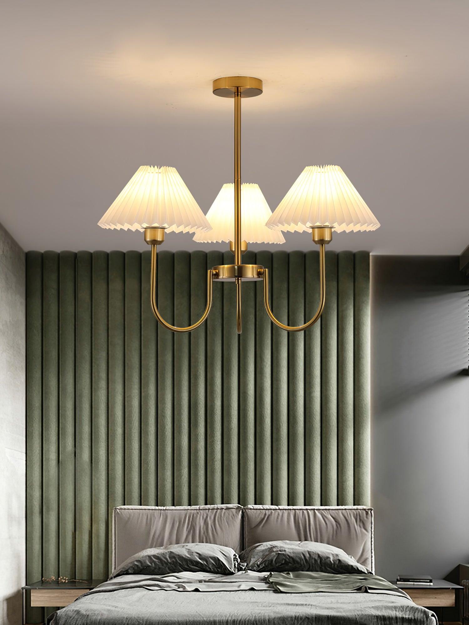 Lenore Pleated Chandelier - Lumpaz