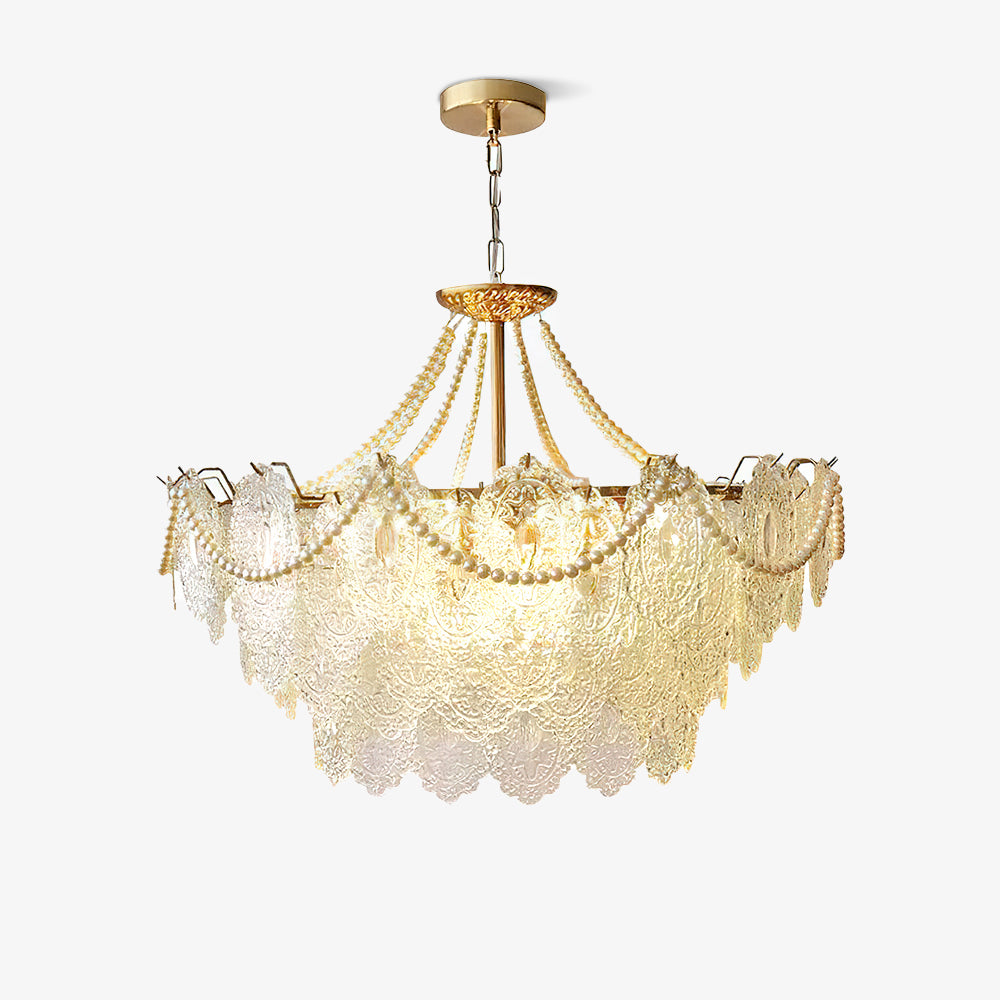 Pearls Glass Chandelier - Lumpaz