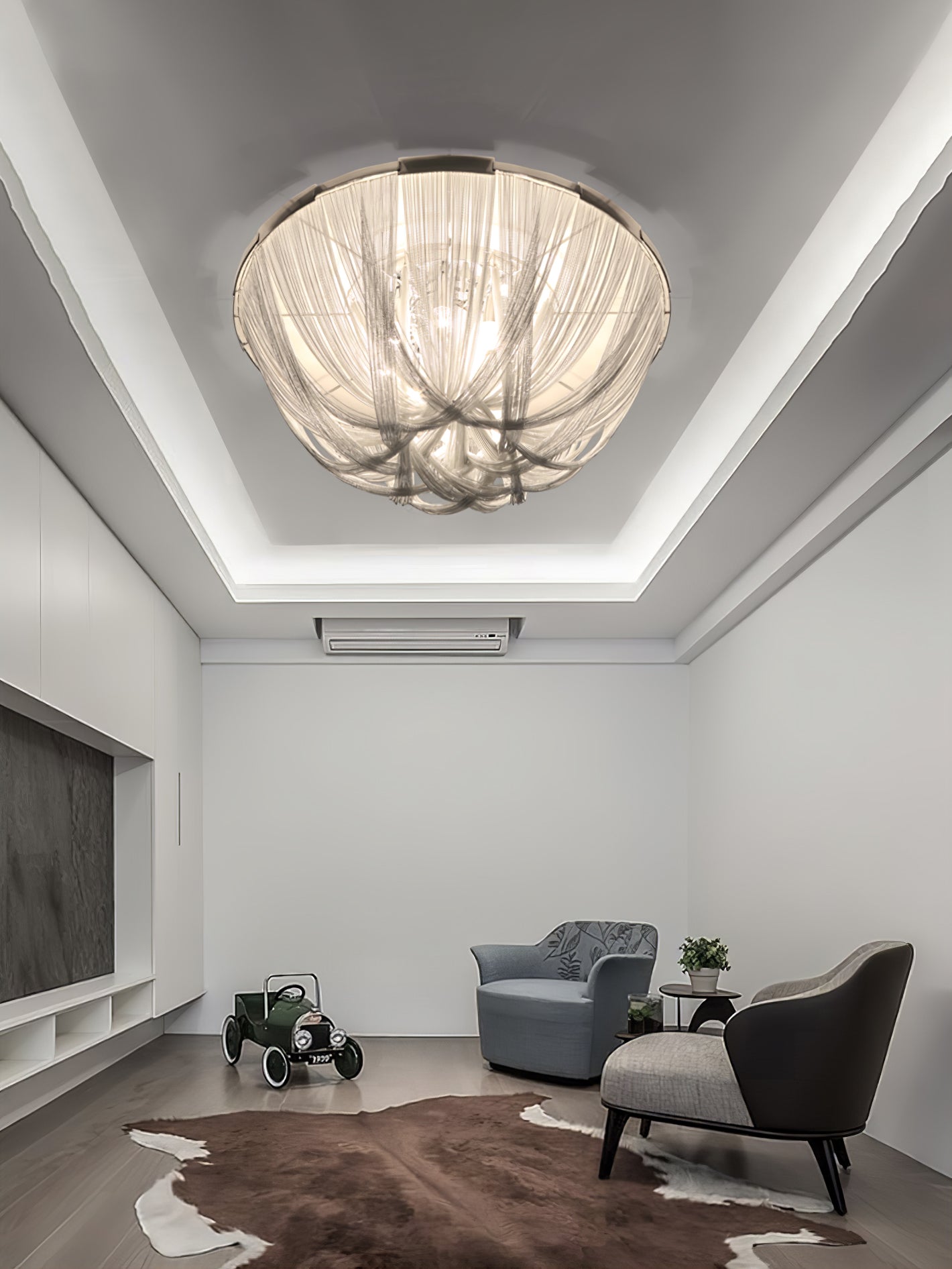 Tassel Aluminum Chain Ceiling Light - Lumpaz