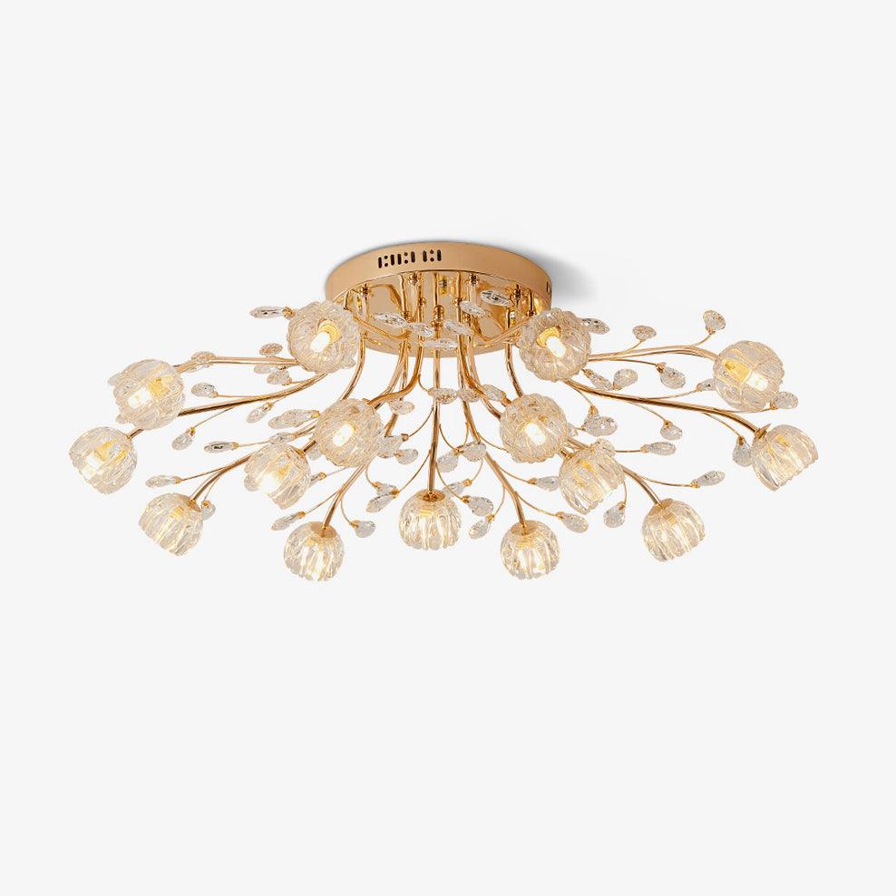 Crystal Flower Ceiling Light - Lumpaz