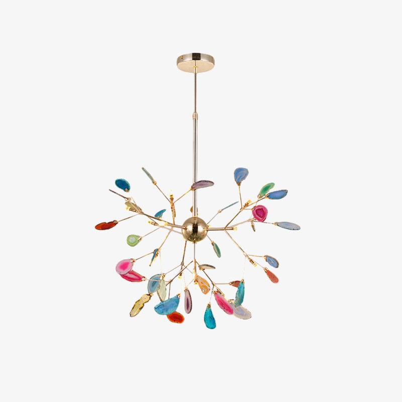 Agate Flake Chandelier - Lumpaz