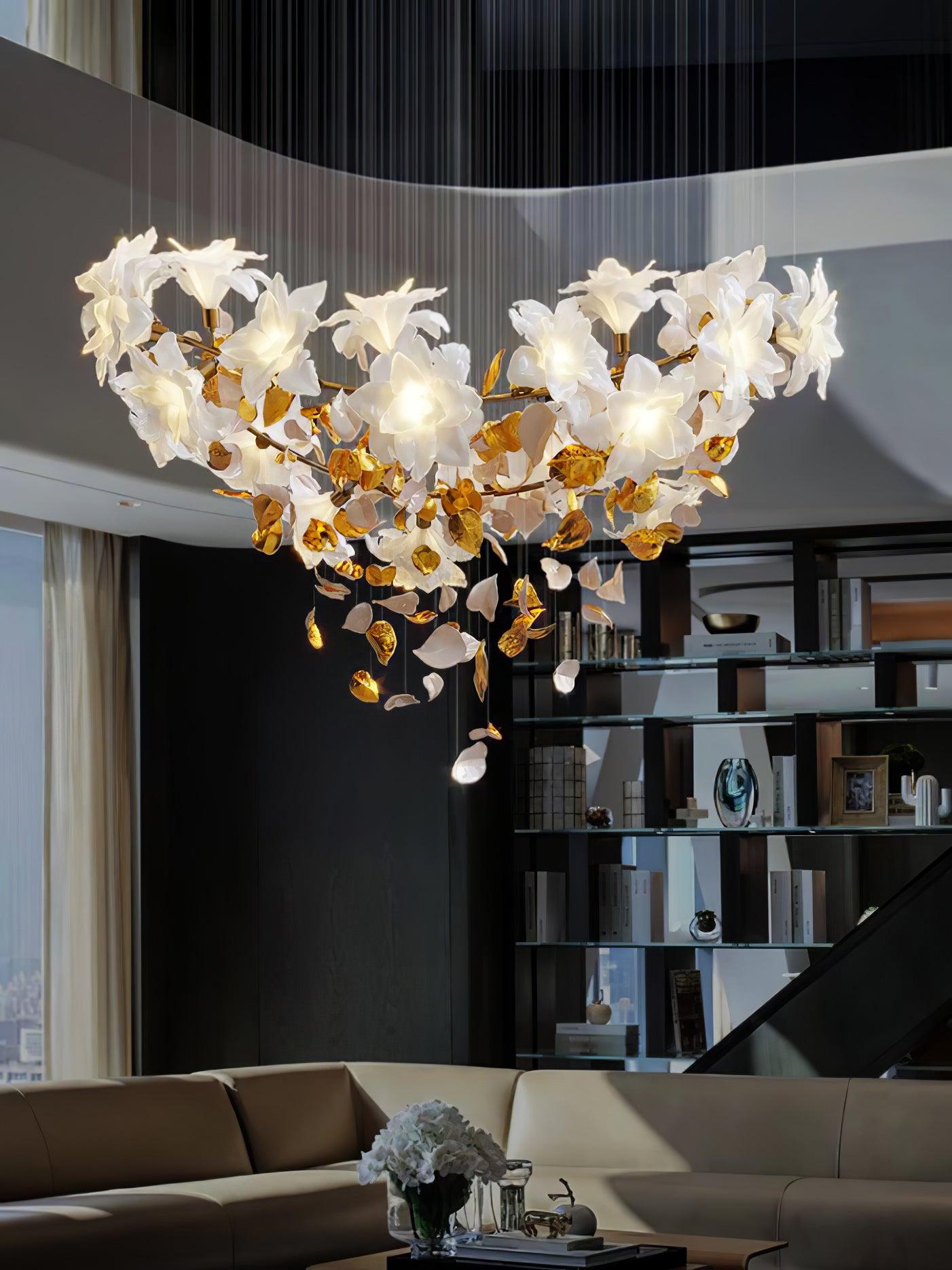 Flying Flowers Fluttering Chandelier - Lumpaz