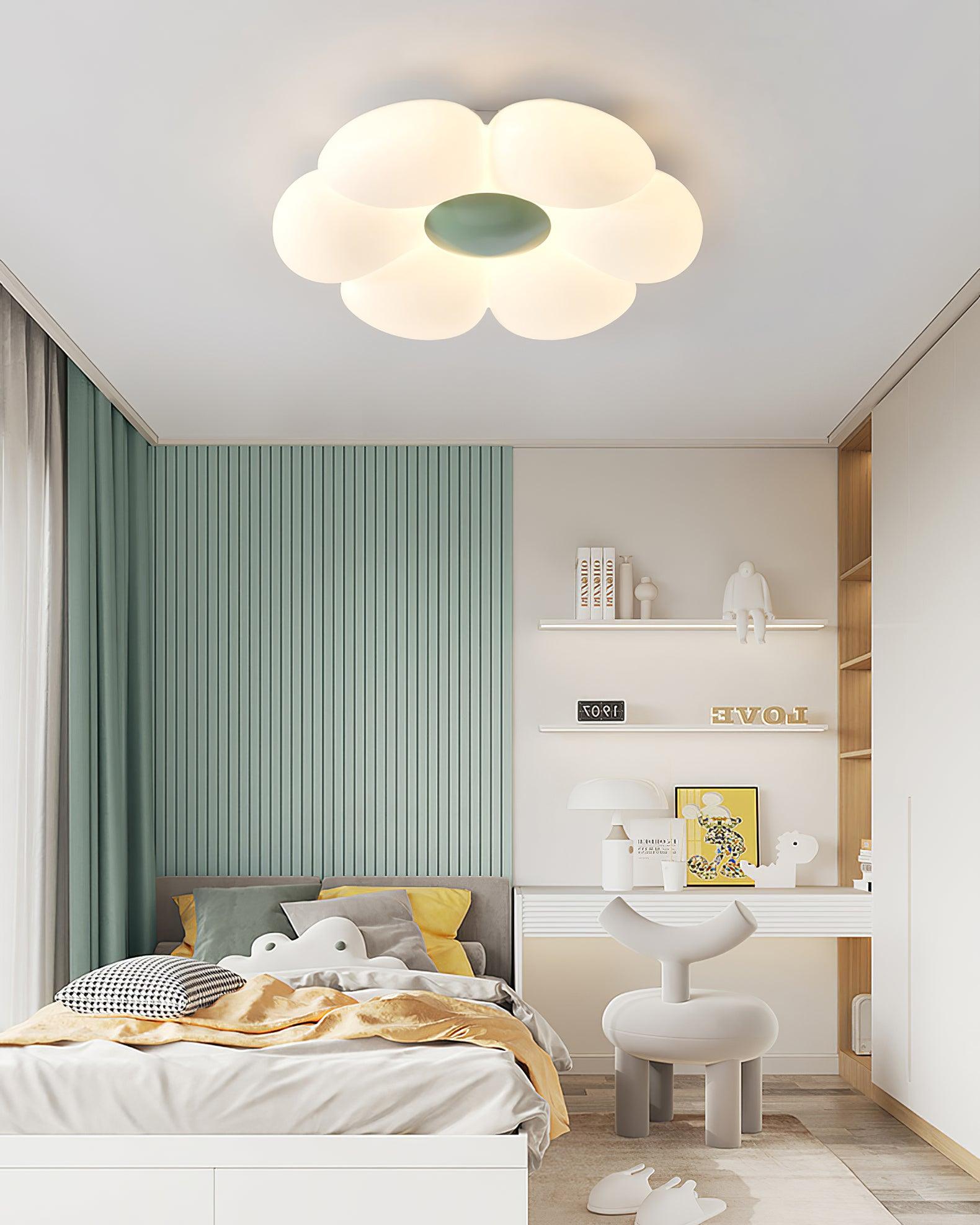 Six-leaf Flower Kids Room Ceiling Lamp - Lumpaz