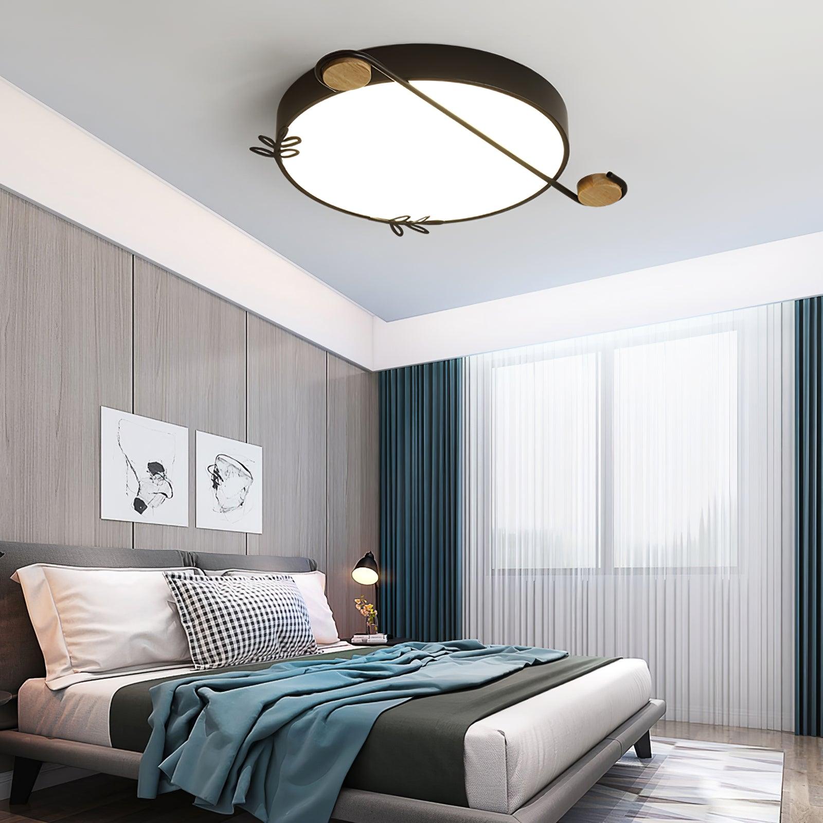 Musical Note Round Ceiling Lamp - Lumpaz