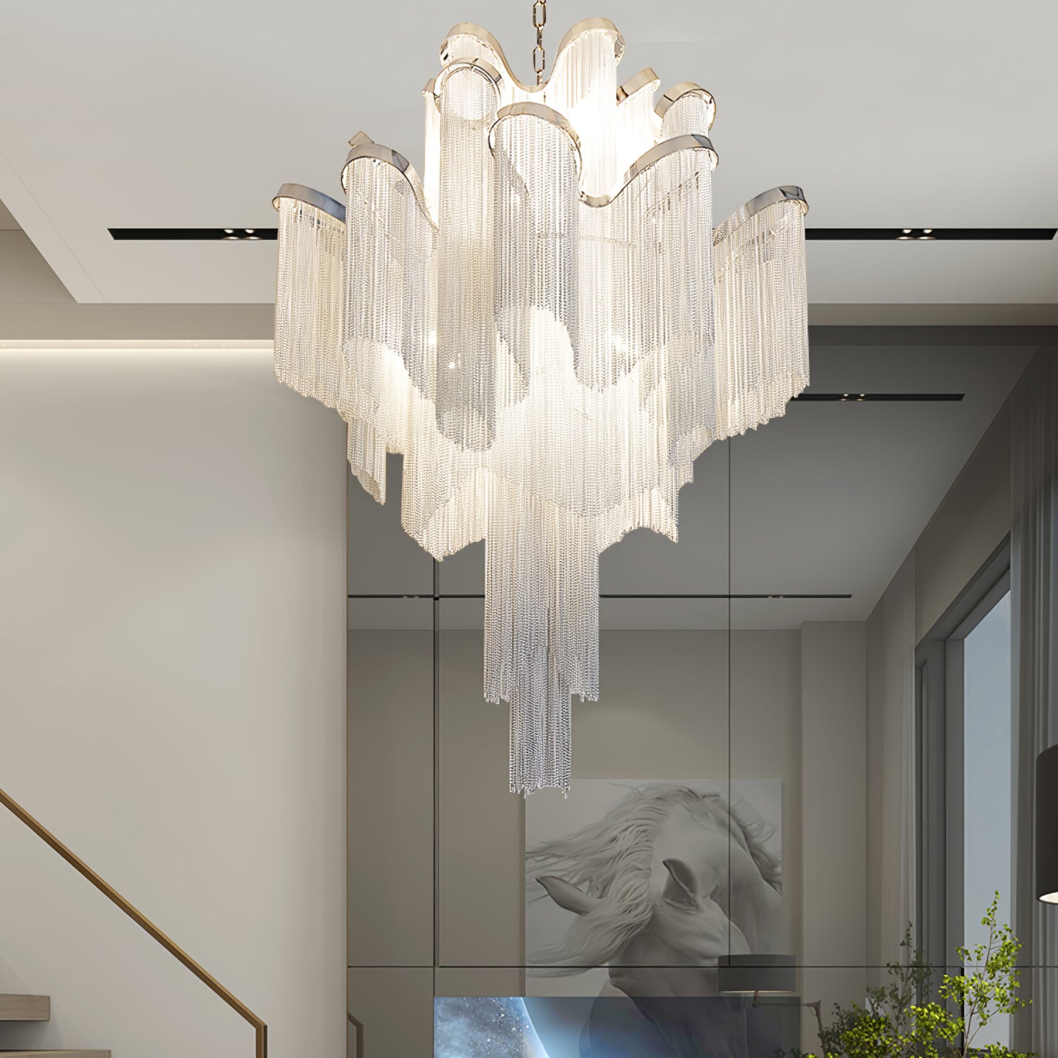 Stream Chain Chandelier - Lumpaz
