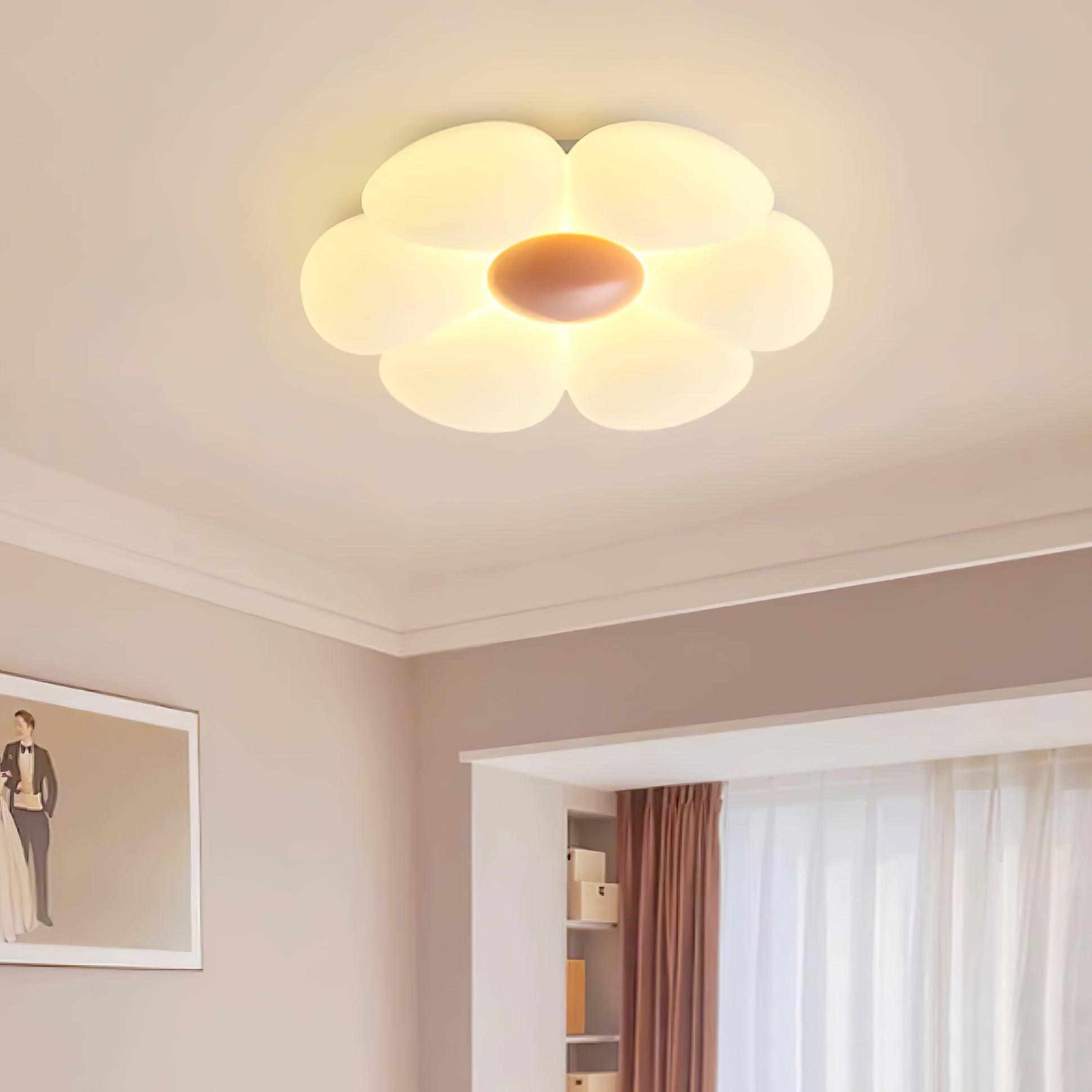 Six-leaf Flower Kids Room Ceiling Lamp - Lumpaz