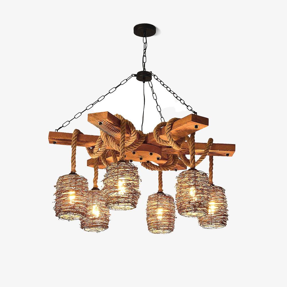 Vintage Farmhouse Chandelier - Lumpaz