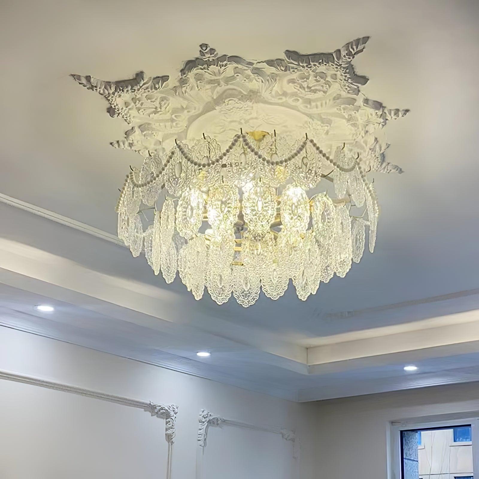 Wave Pearl Chandelier - Lumpaz