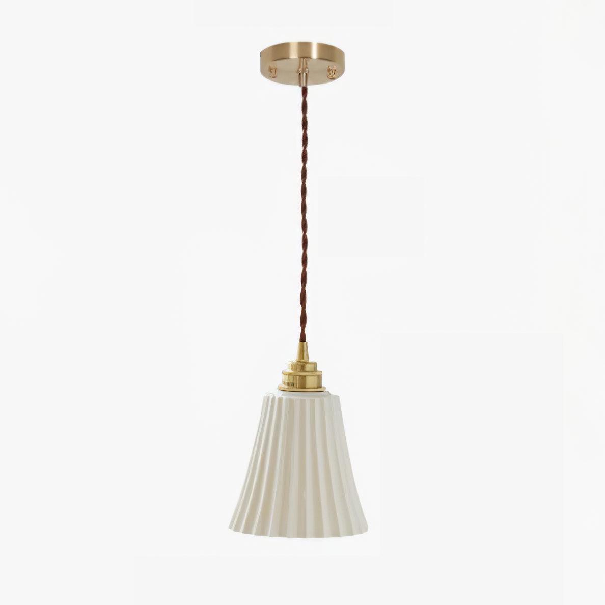 Trumpet Ceramic Pendant Light - Lumpaz