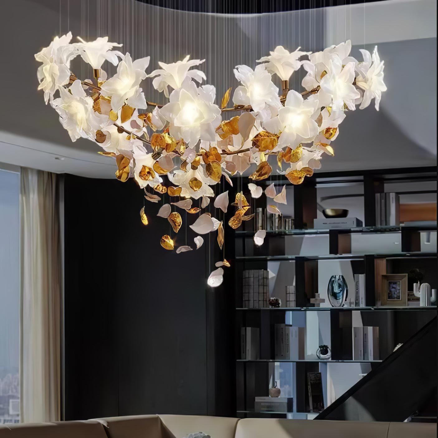 Flying Flowers Fluttering Chandelier - Lumpaz