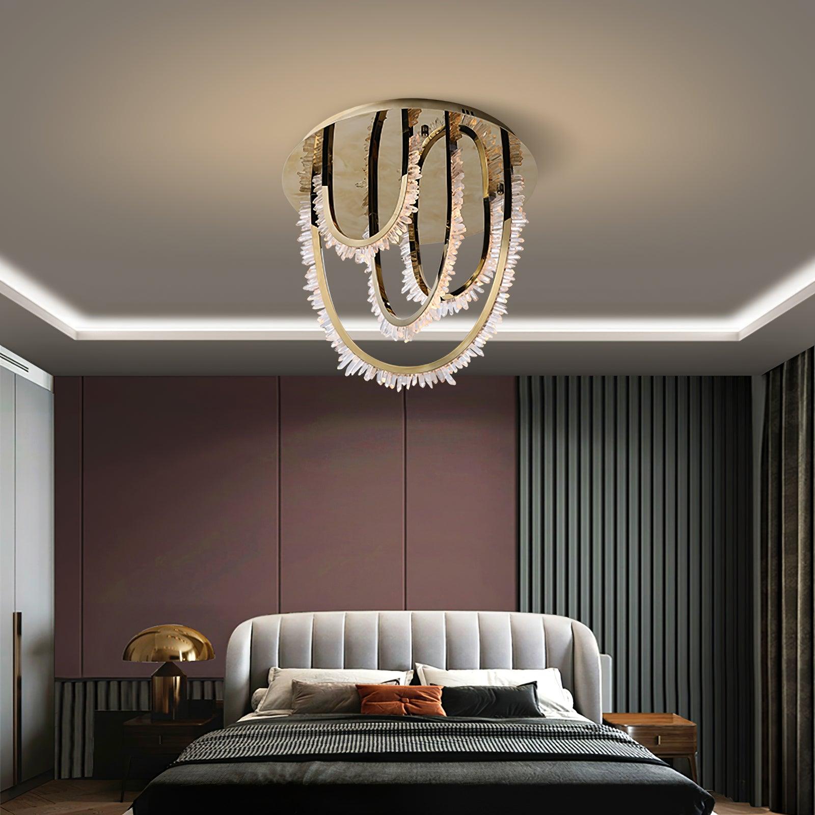Crystal Corde Ceiling Light - Lumpaz