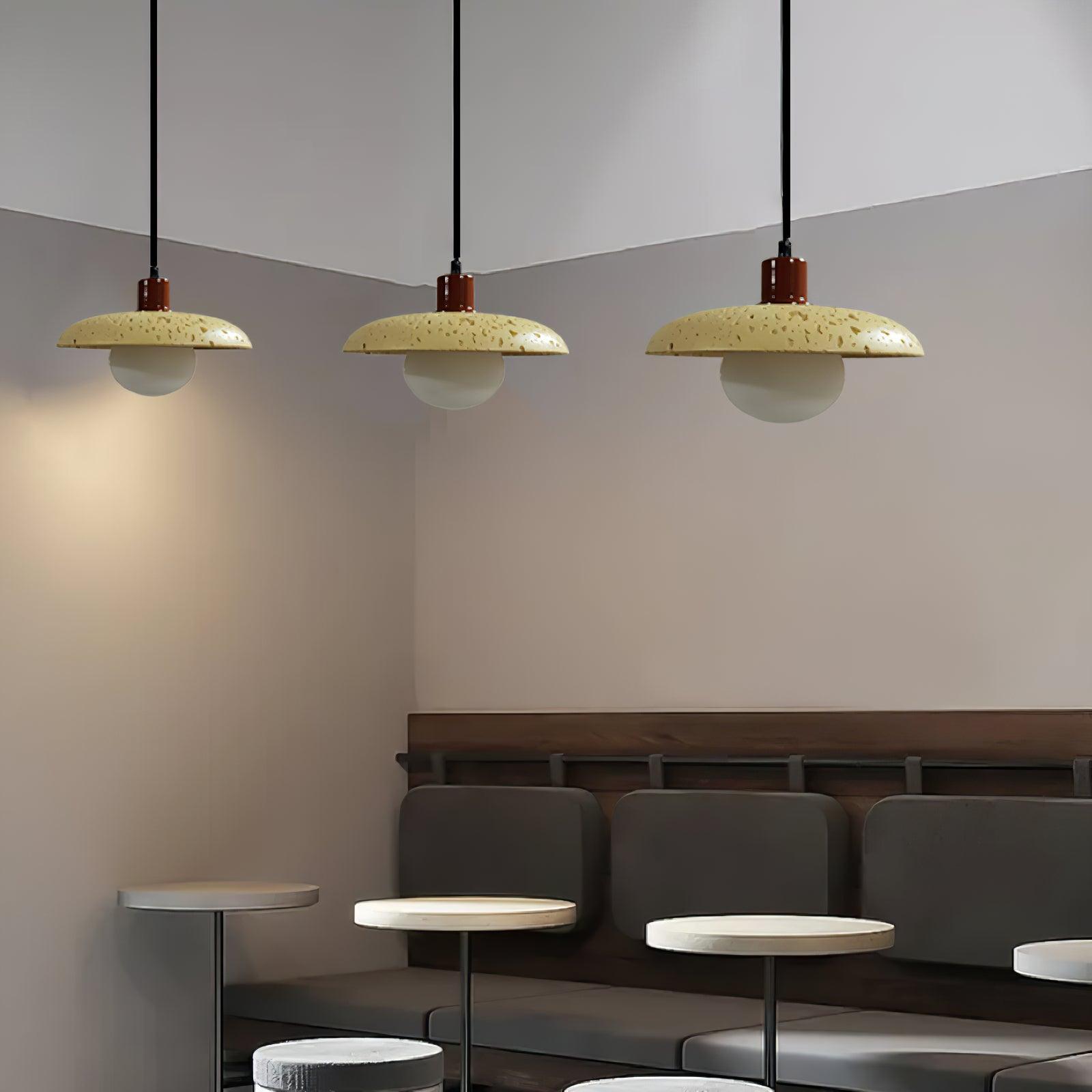 Revi Cement Pendant Light - Lumpaz