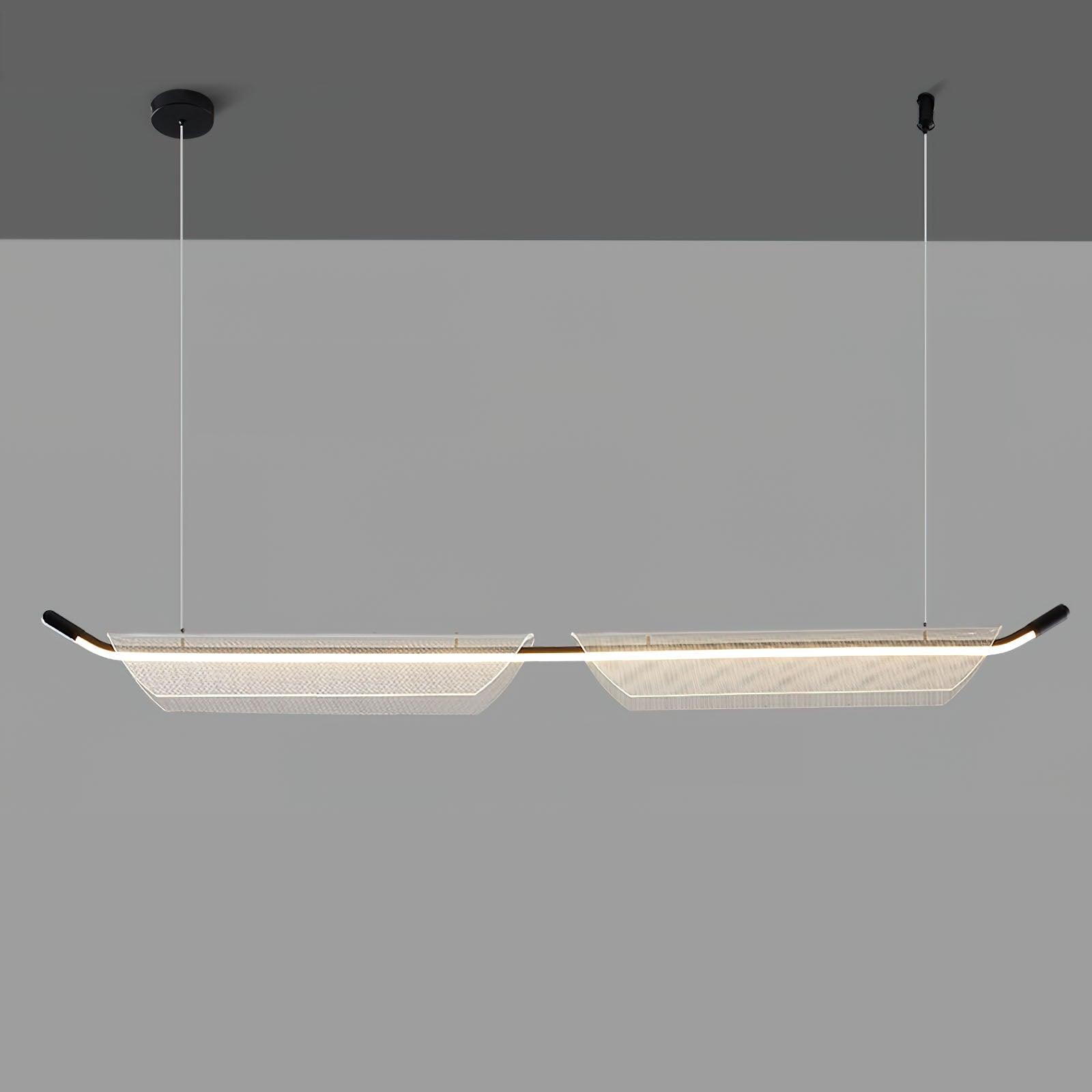 Two Boats Acrylic Pendant Light - Lumpaz