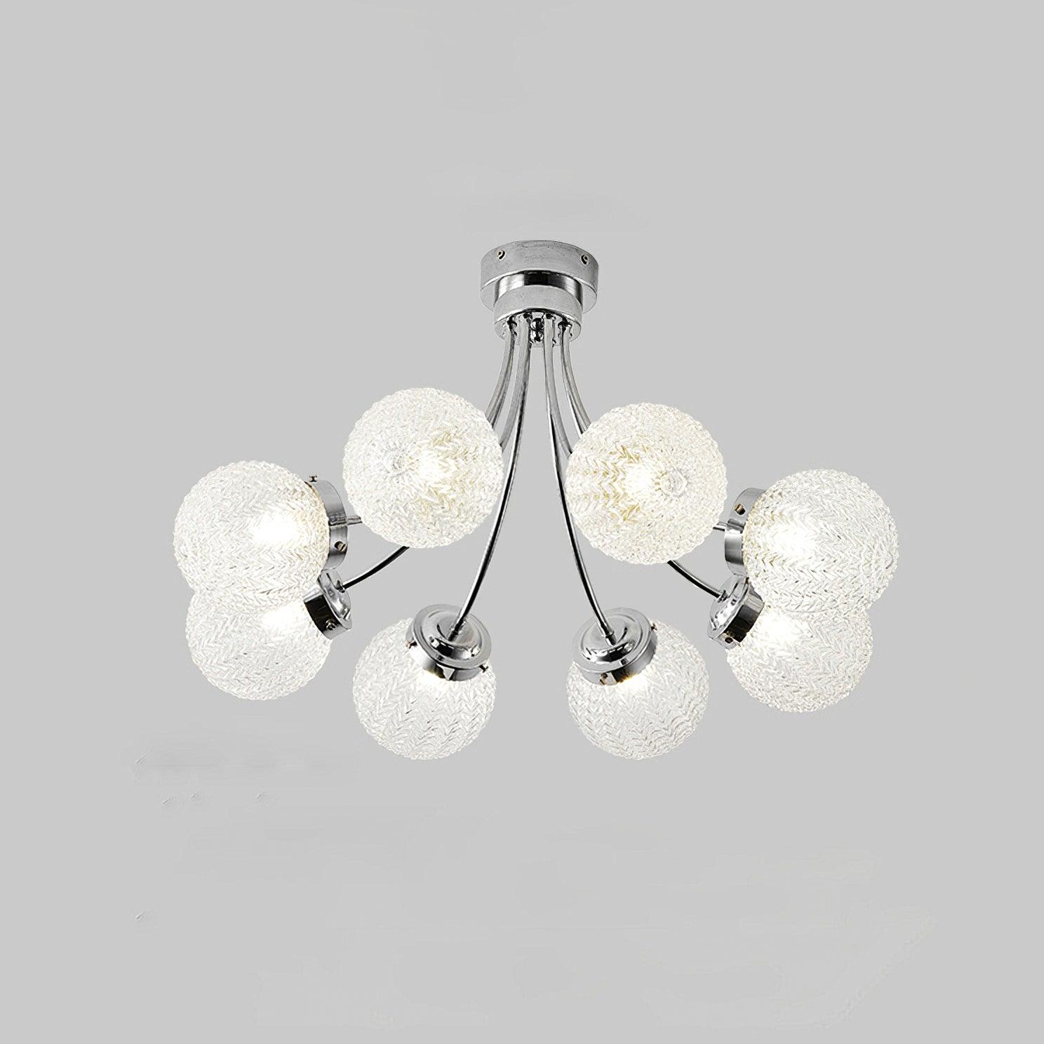 Carved Glass Ceiling Lamp - Lumpaz