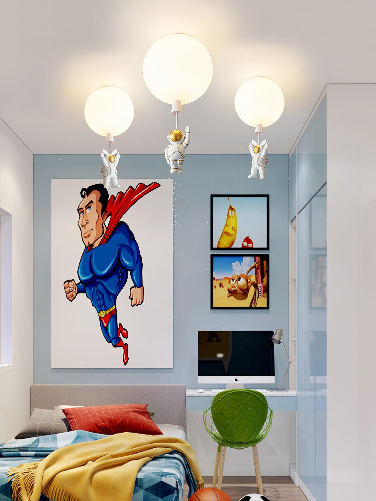 Frosted Balloon Ceiling Light - Lumpaz