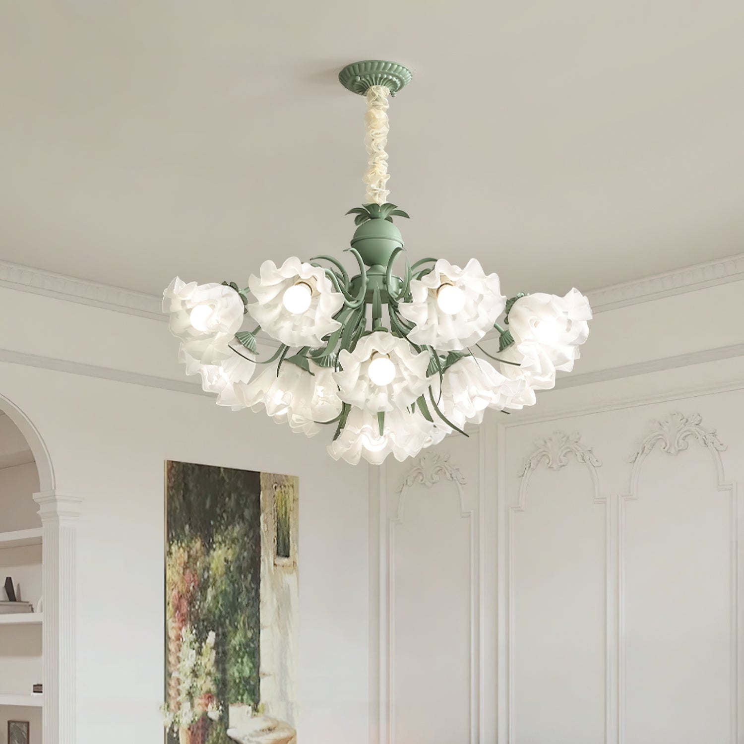 Lily of the Valley Flower Chandelier - Lumpaz