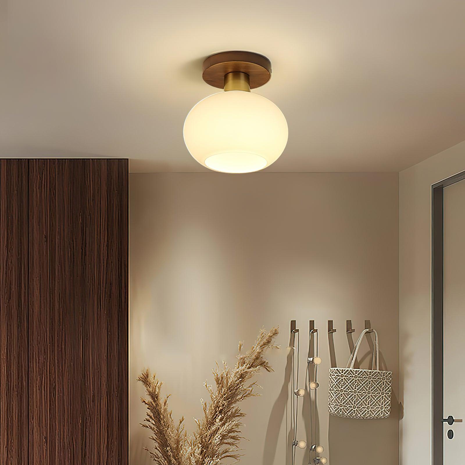 White Shell Ceiling Lamp - Lumpaz