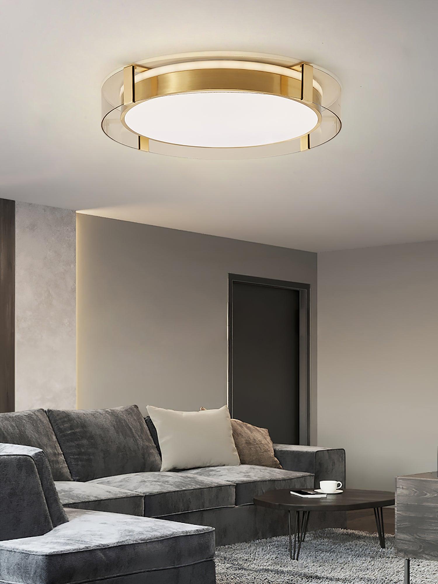 Round Low Profile Ceiling Light - Lumpaz