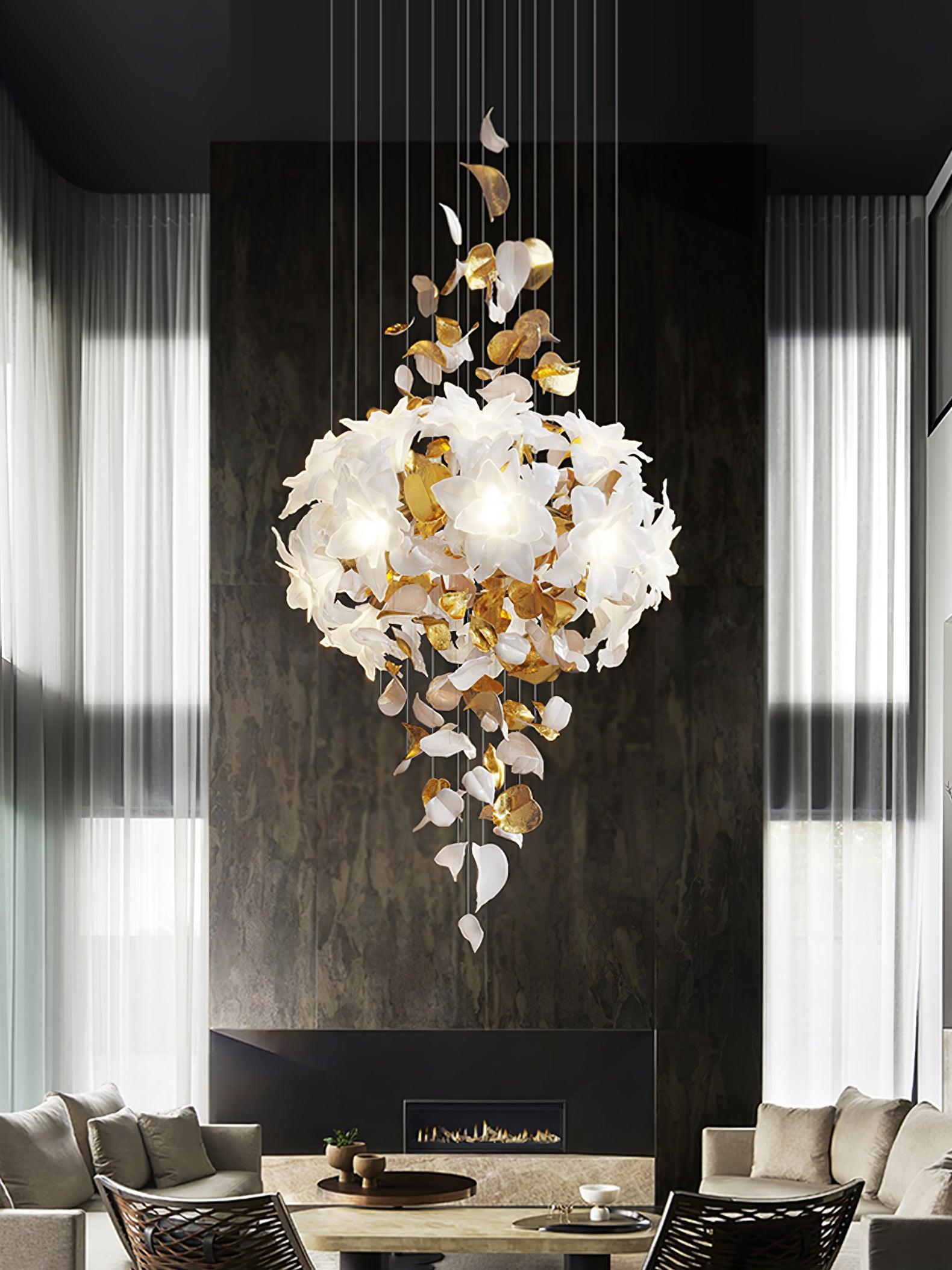 Flying Flowers Fluttering Chandelier - Lumpaz