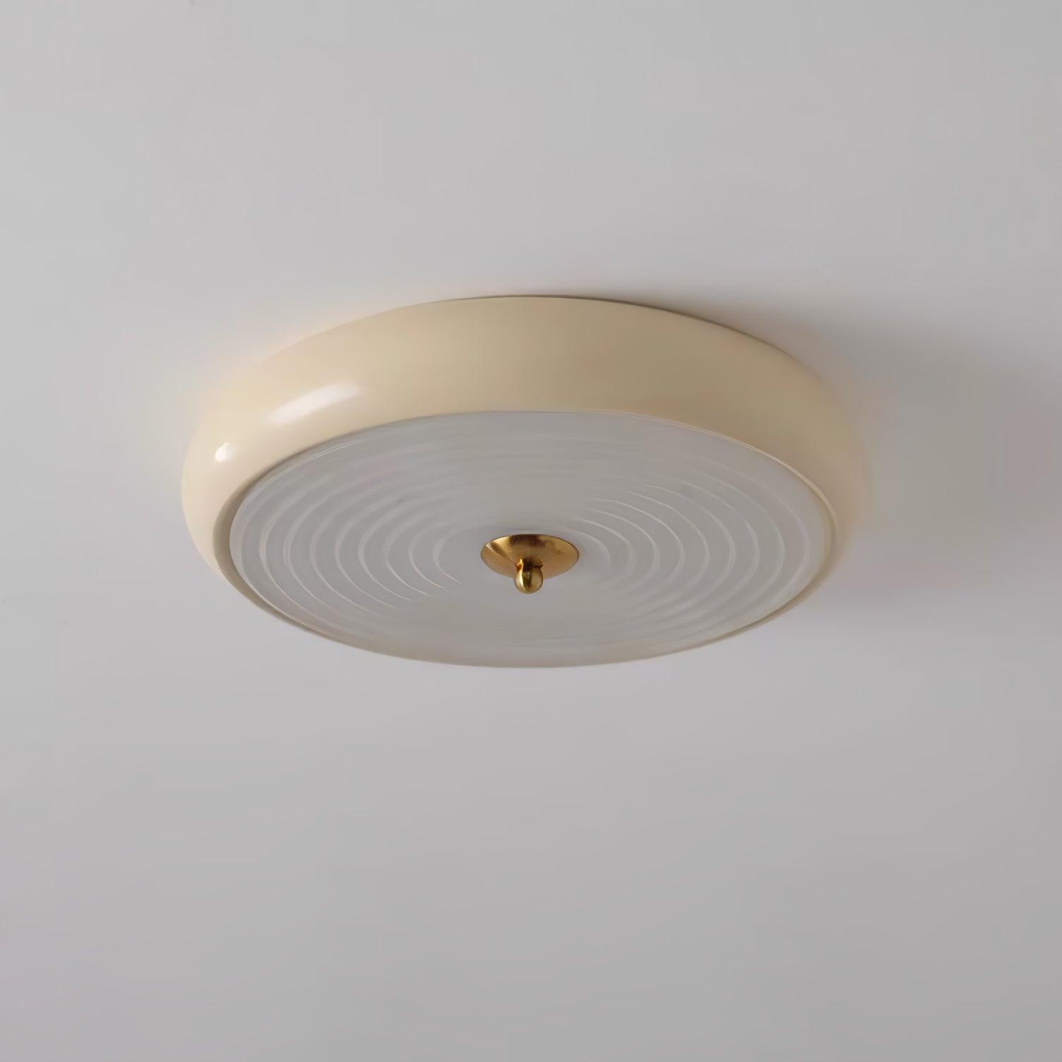 Ripple Cream Ceiling Lamp - Lumpaz