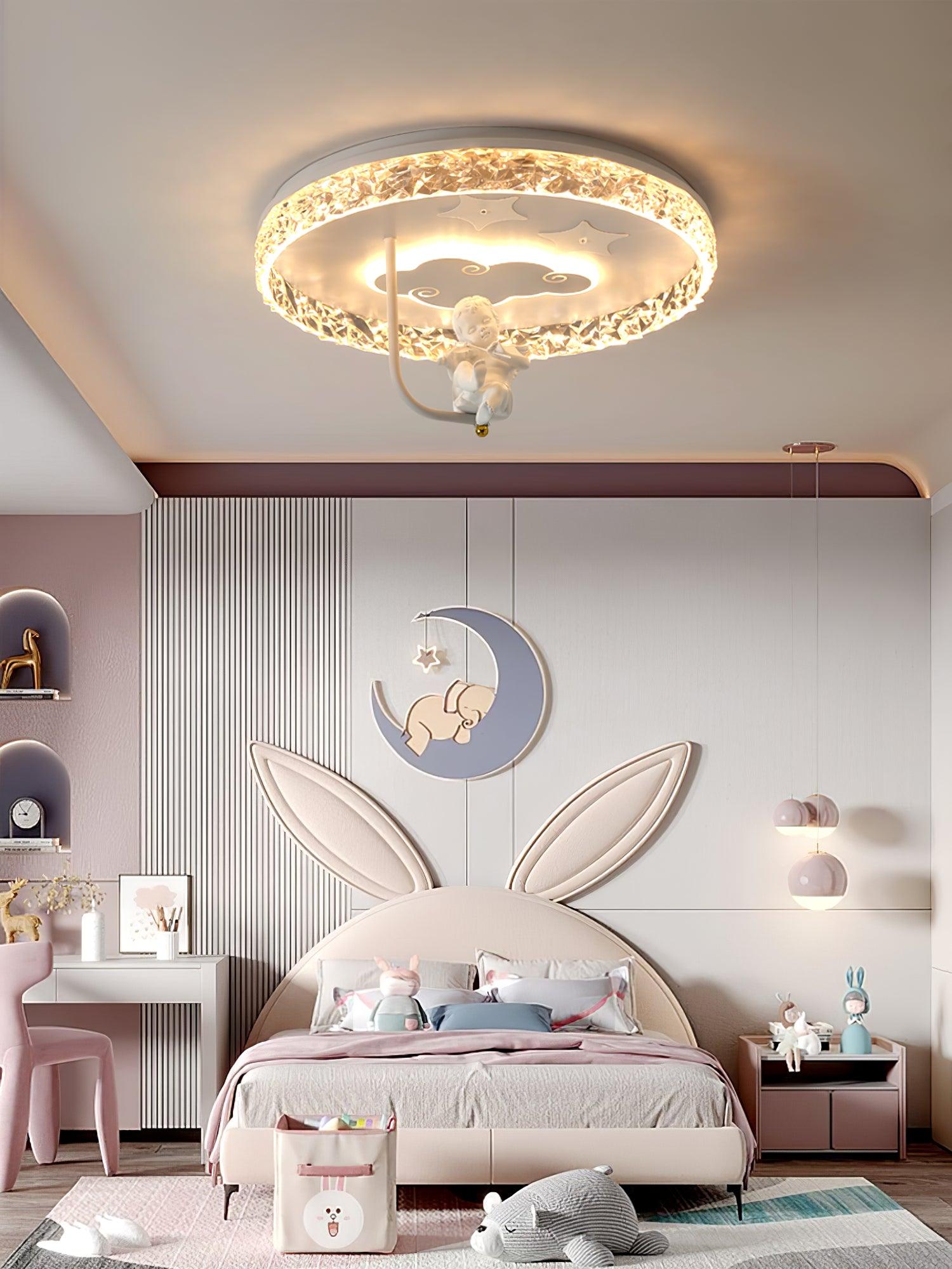 Round Carousel Children's Ceiling Lamp - Lumpaz