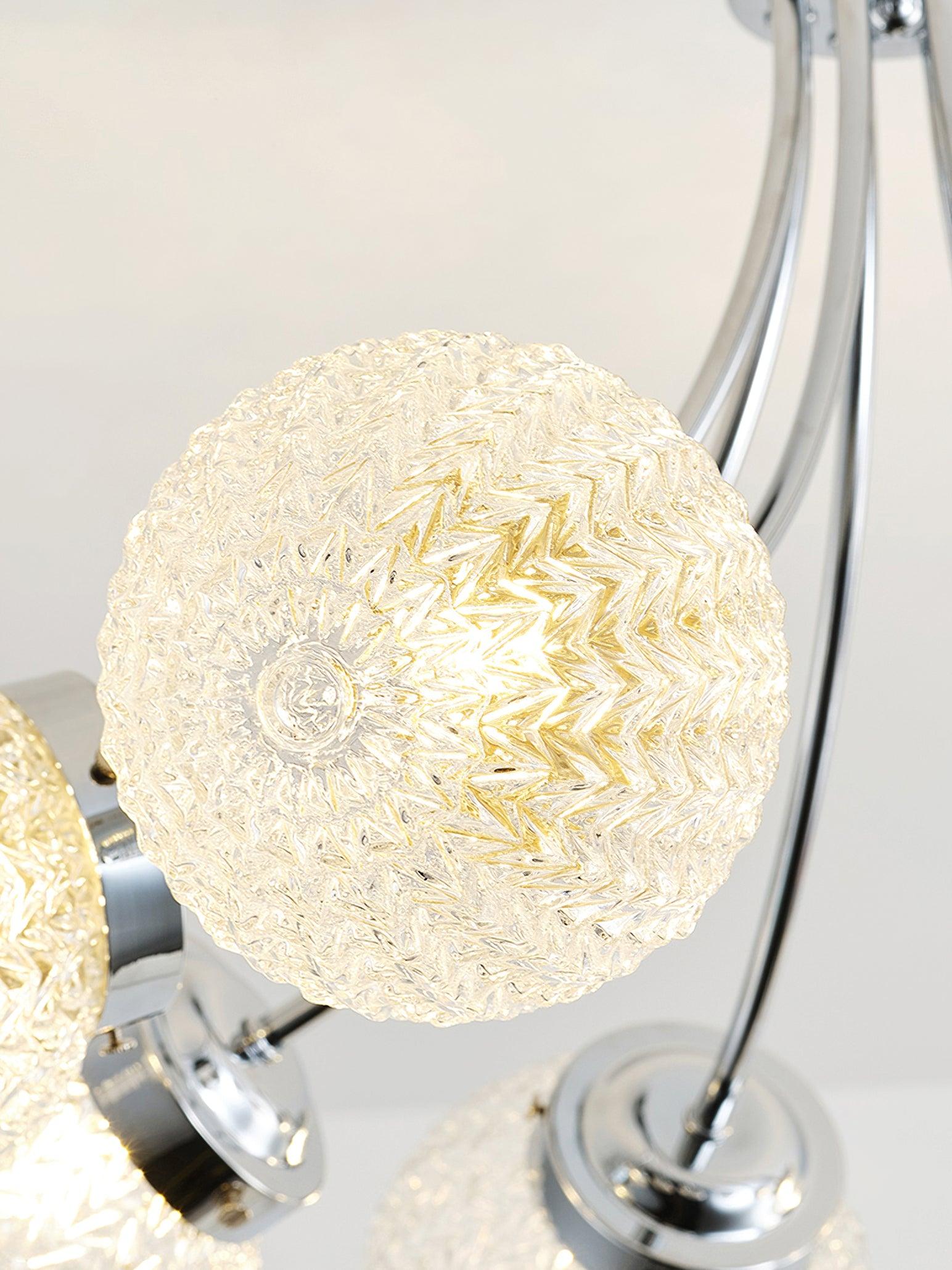 Carved Glass Ceiling Lamp - Lumpaz