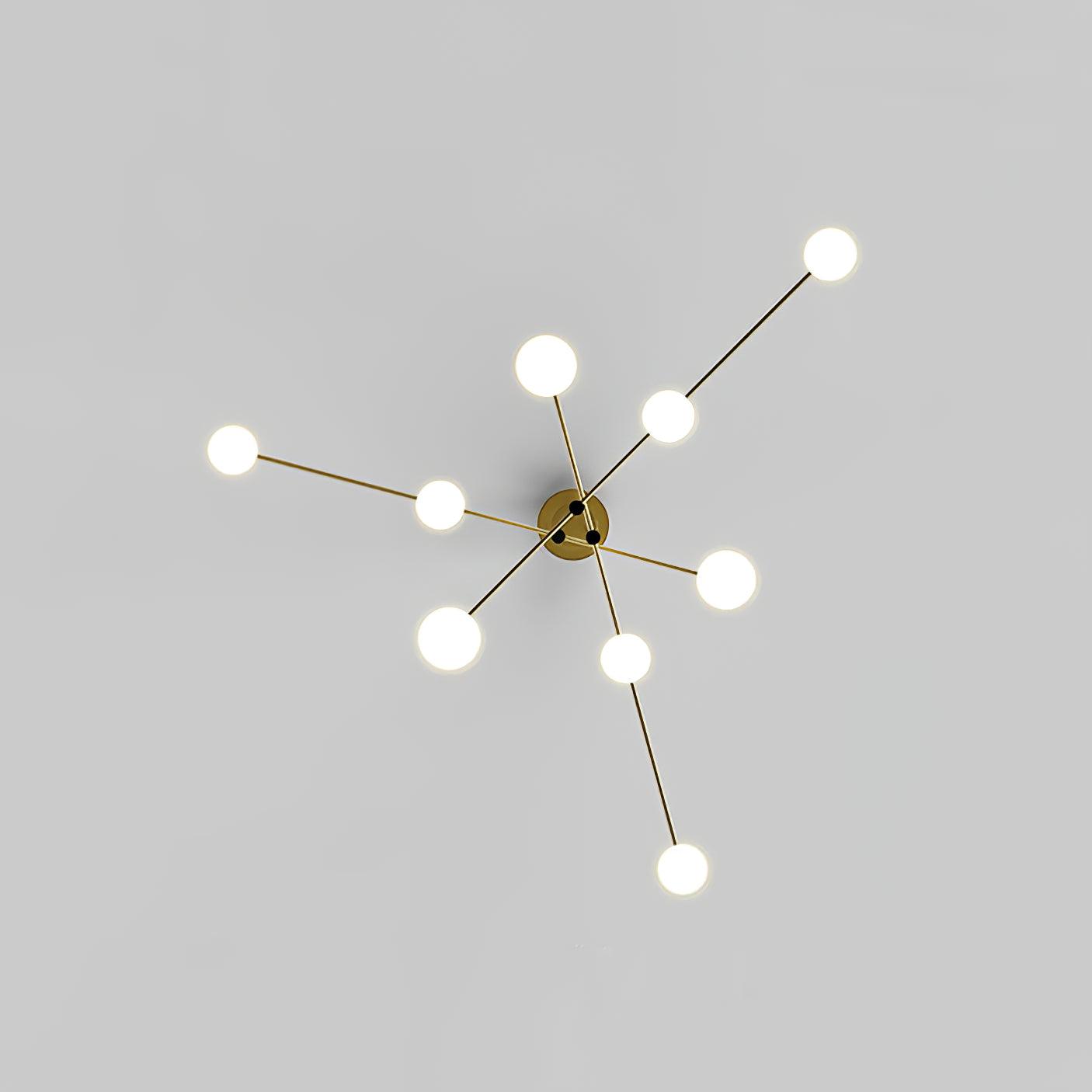 Modern Long Arm Chandelier - Lumpaz