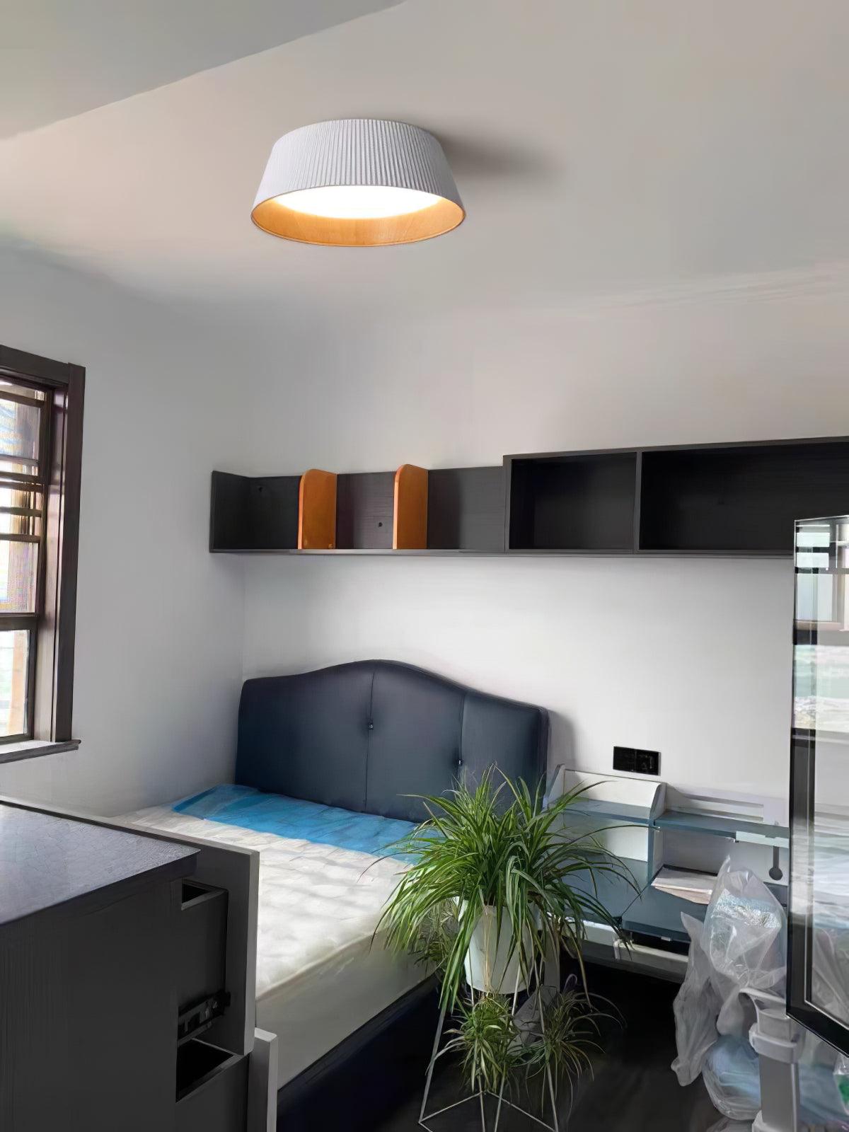 Modern Ribbed Ceiling Light - Lumpaz