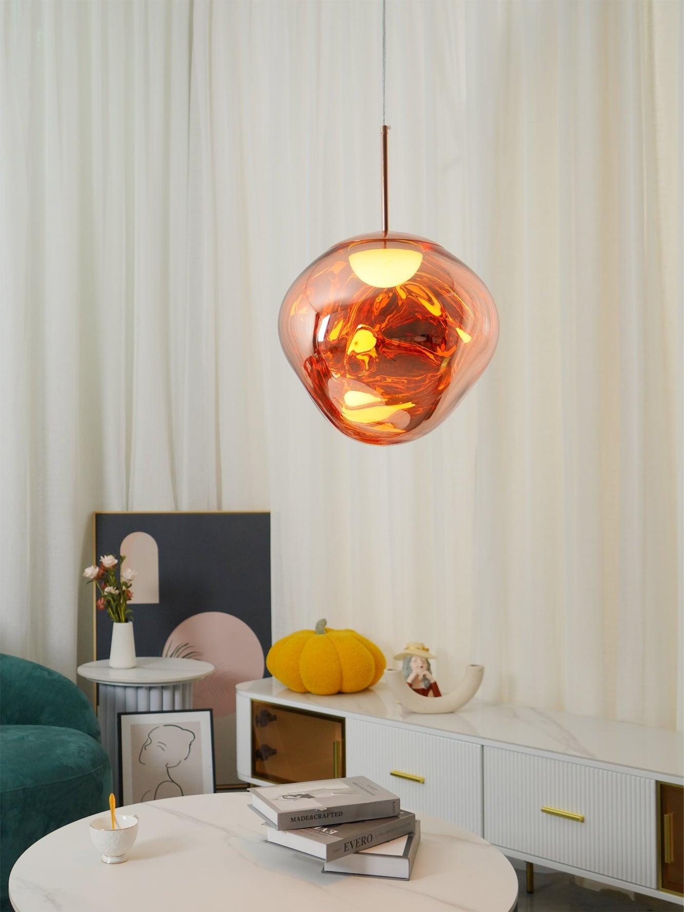 Multi Lava Round Pendant Lamp - Lumpaz