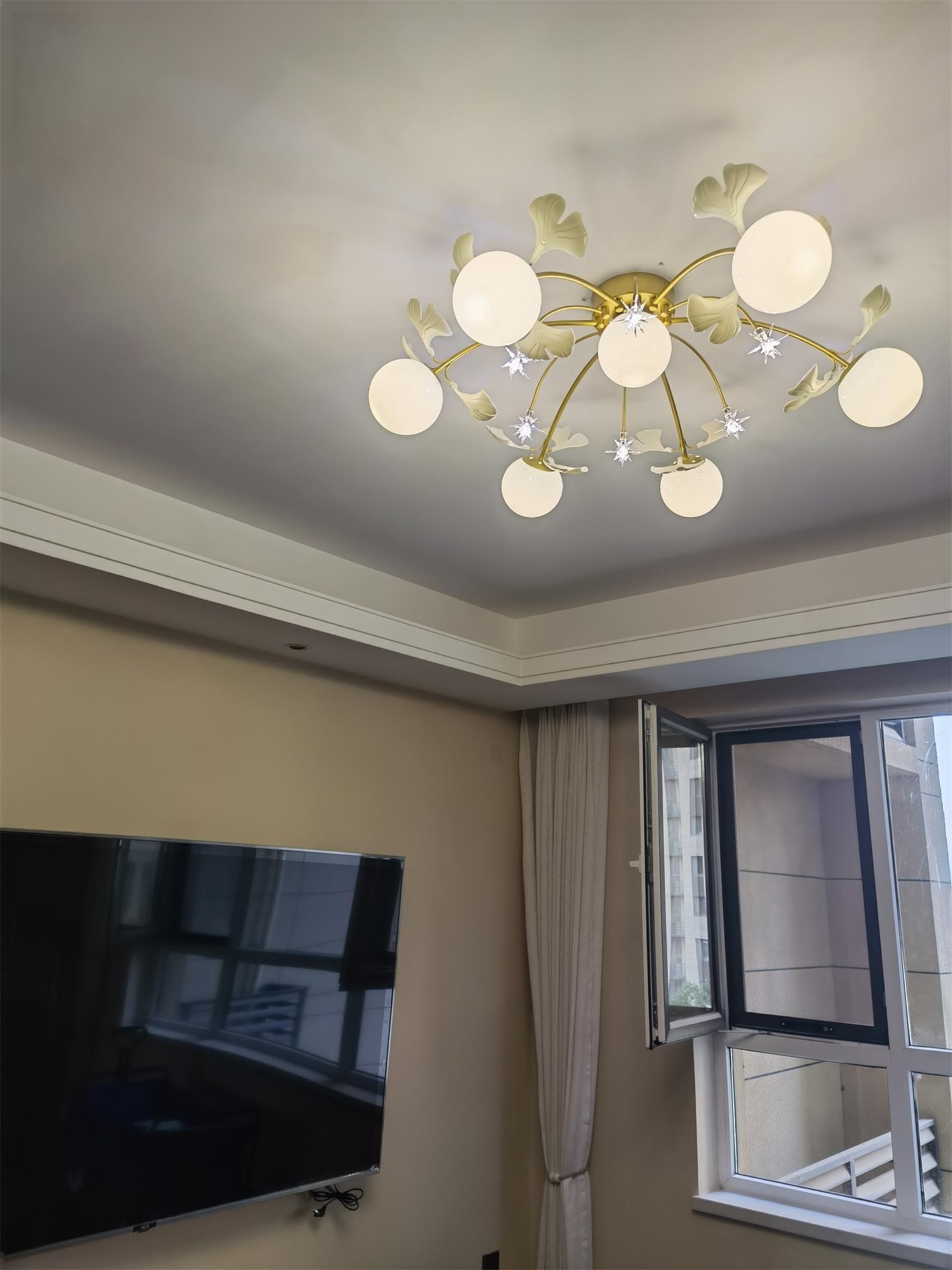 Ginkgo Glass Ceiling Lamp - Lumpaz
