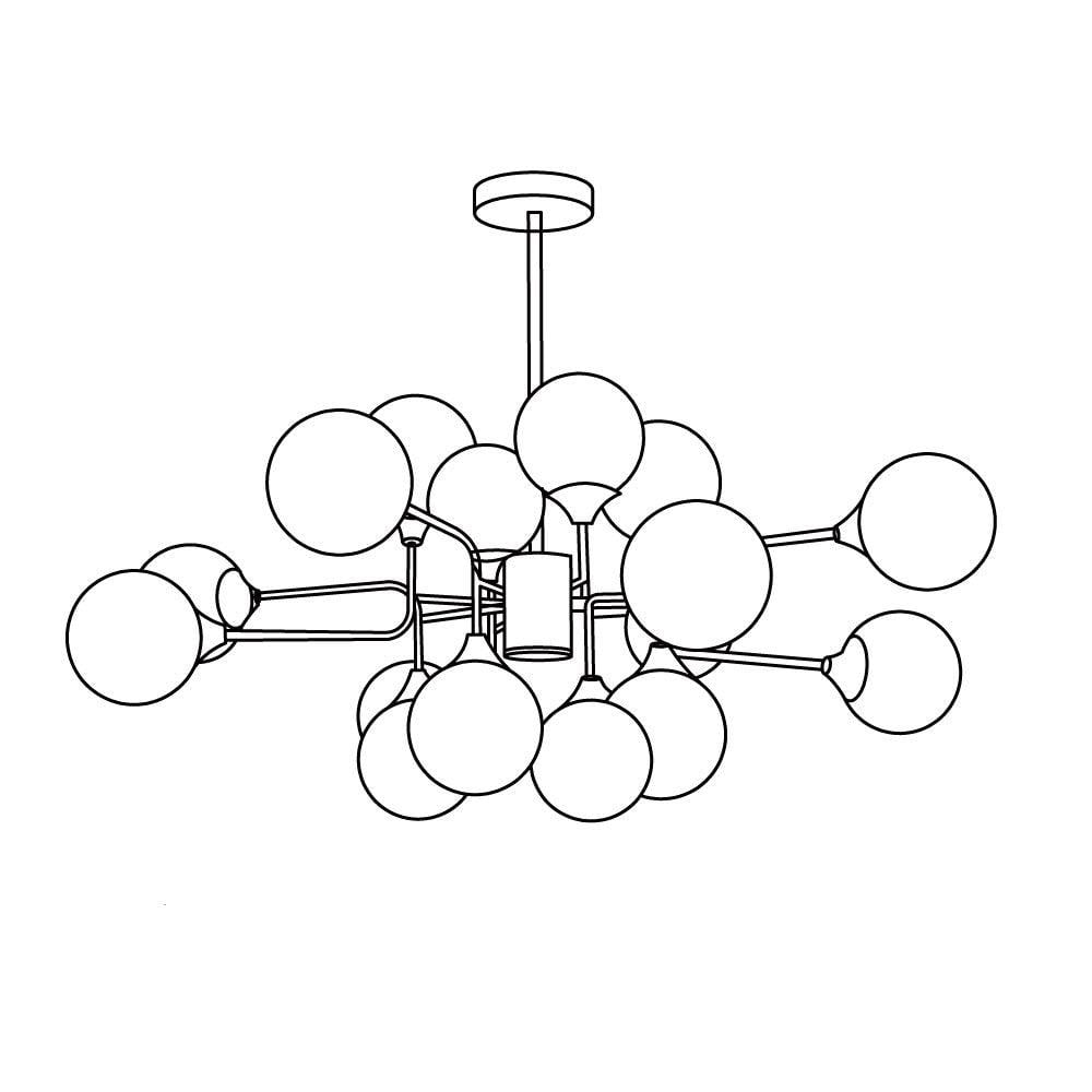 Stilnovo Chandelier - Lumpaz