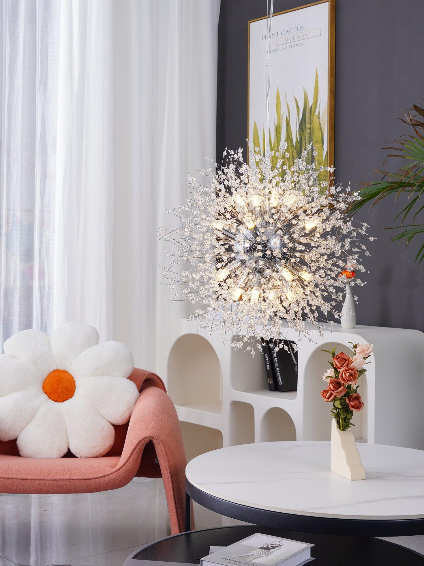 Crystal Dandelion Chandelier - Lumpaz