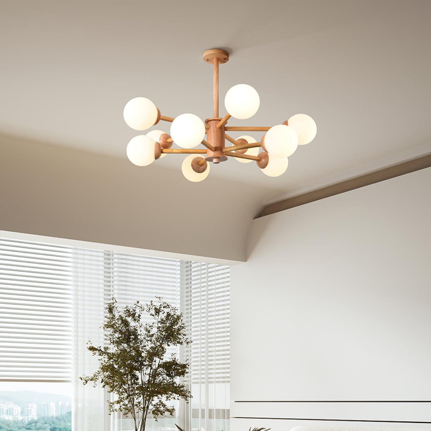 Kozan Wooden Chandelier - Lumpaz
