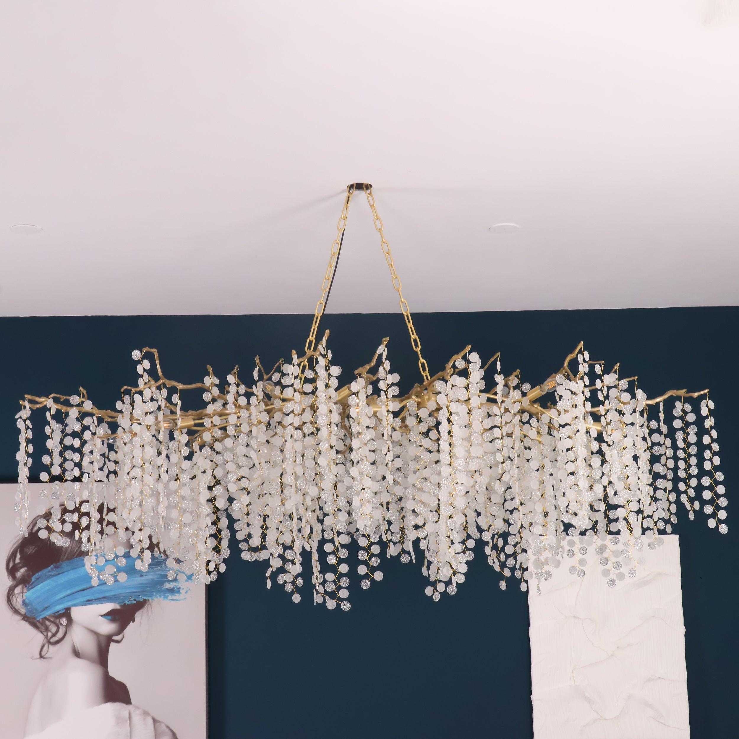 Shiro Noda Crystal Chandelier - Lumpaz