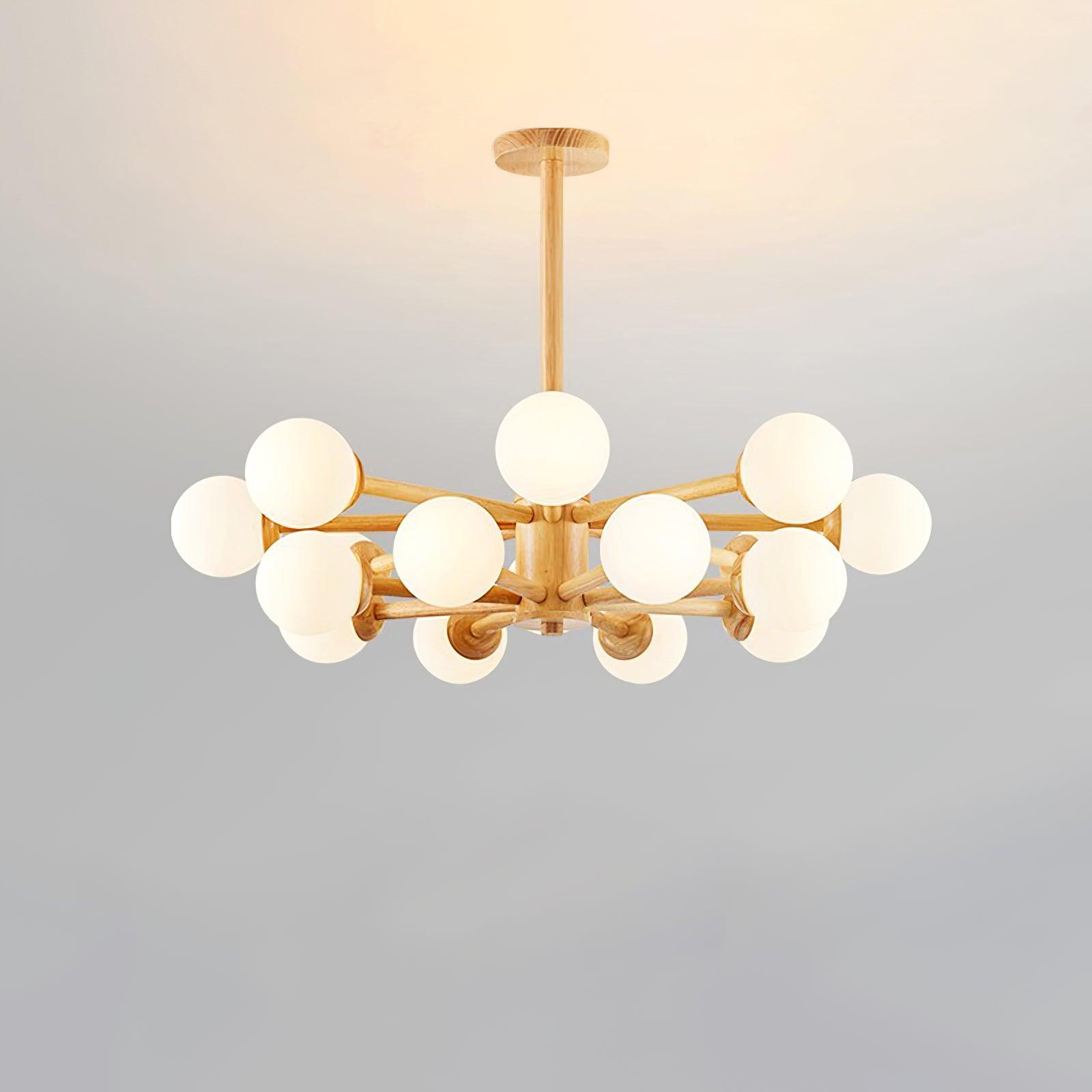 Kozan Wooden Chandelier - Lumpaz