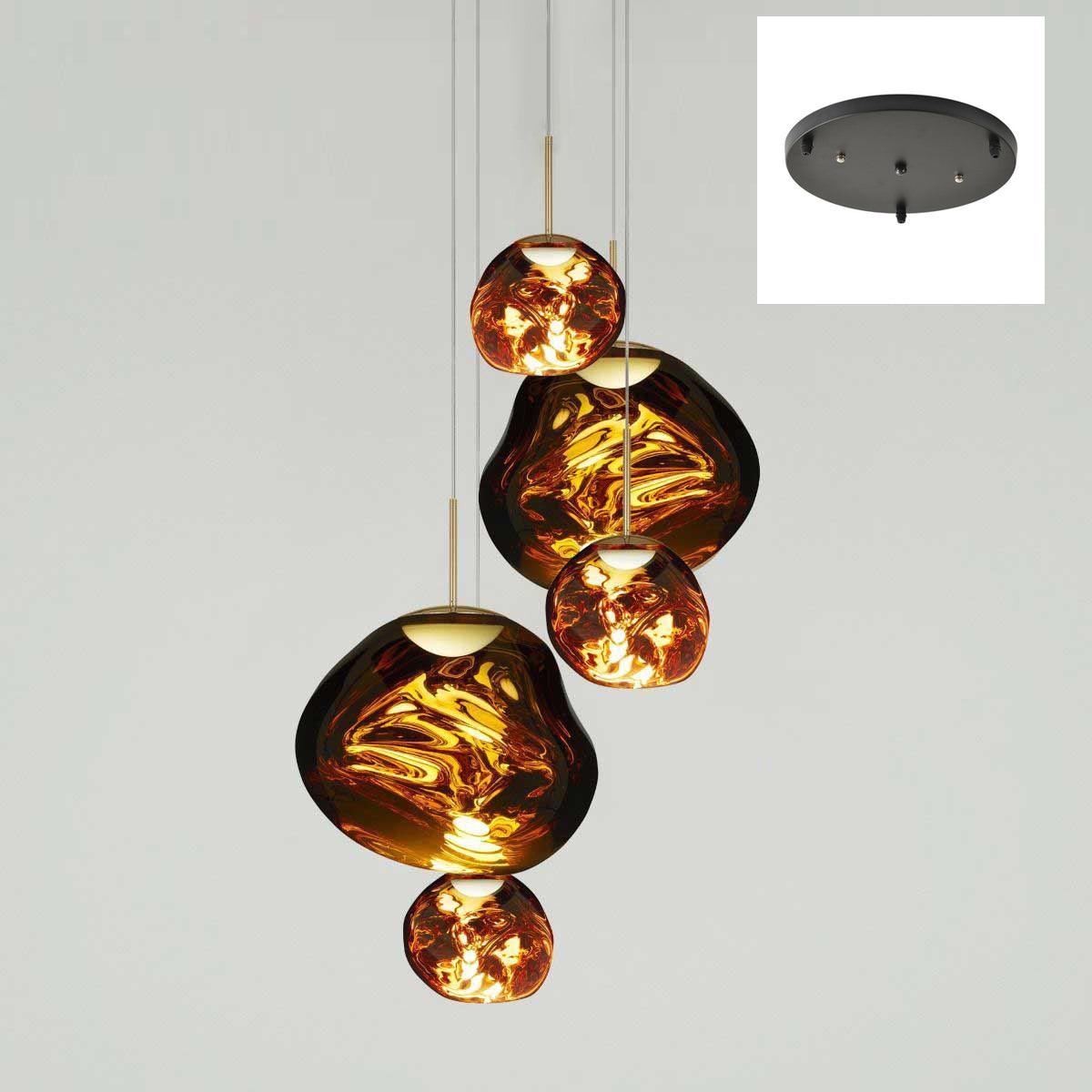 Multi Lava Round Pendant Lamp - Lumpaz