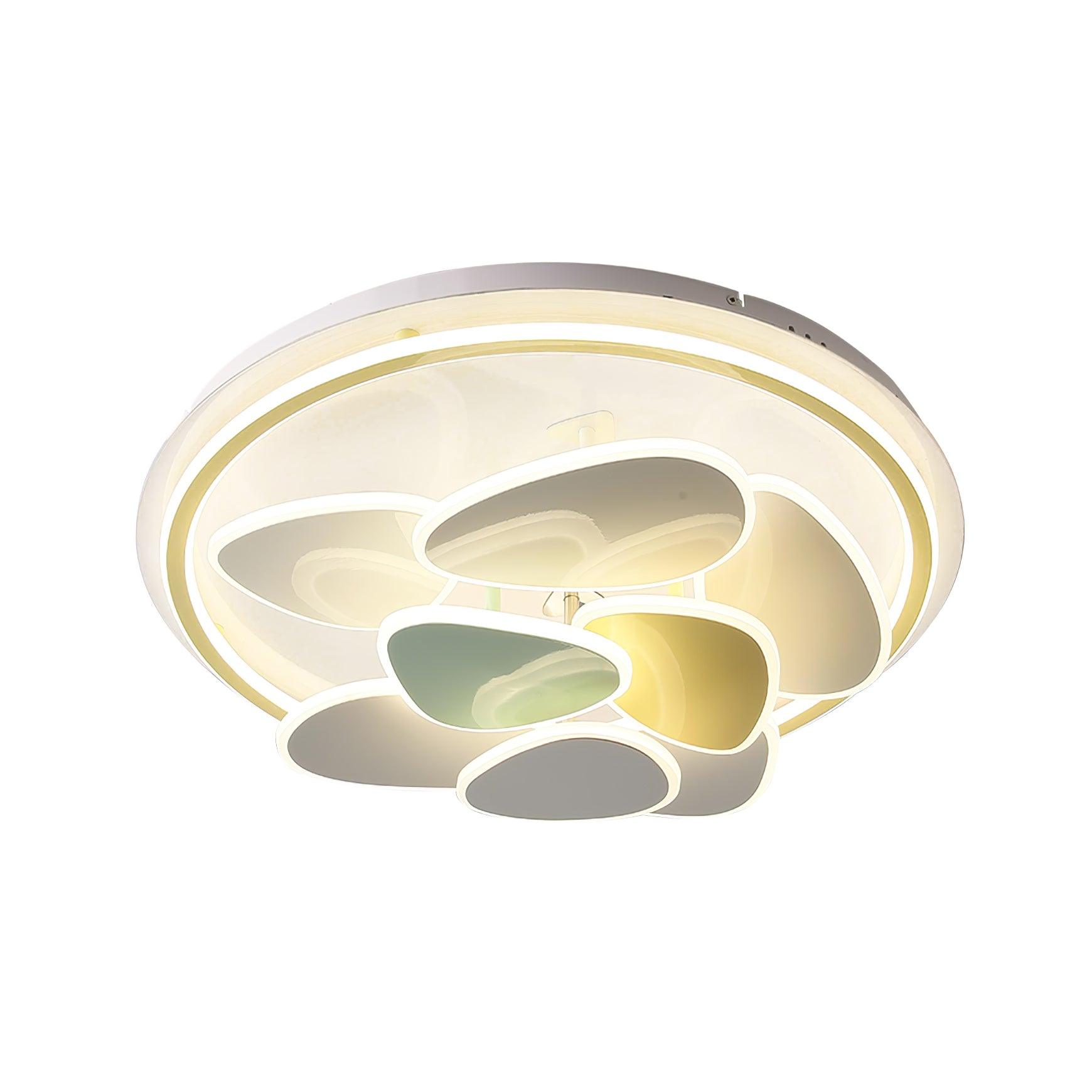 Colorful Cloud Round Ceiling Lamp - Lumpaz