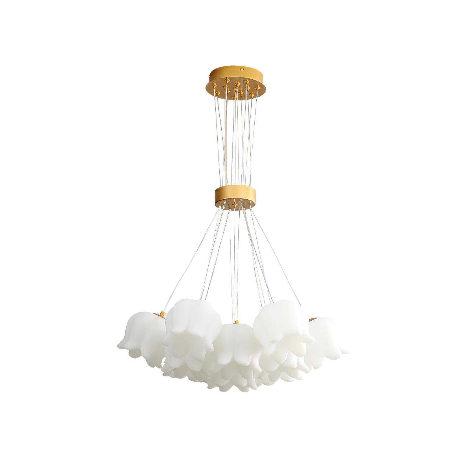 Elegant Floral Pendant Light - Lumpaz