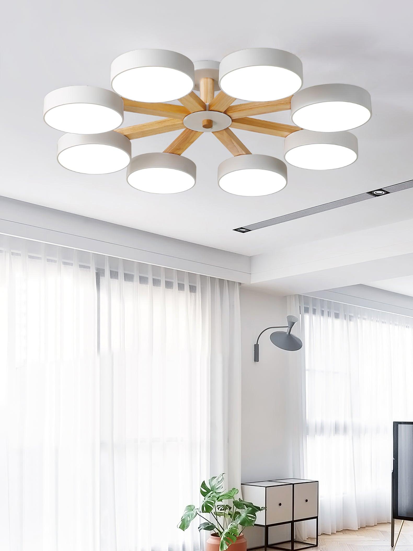 Modern Multi Stem Chandelier - Lumpaz