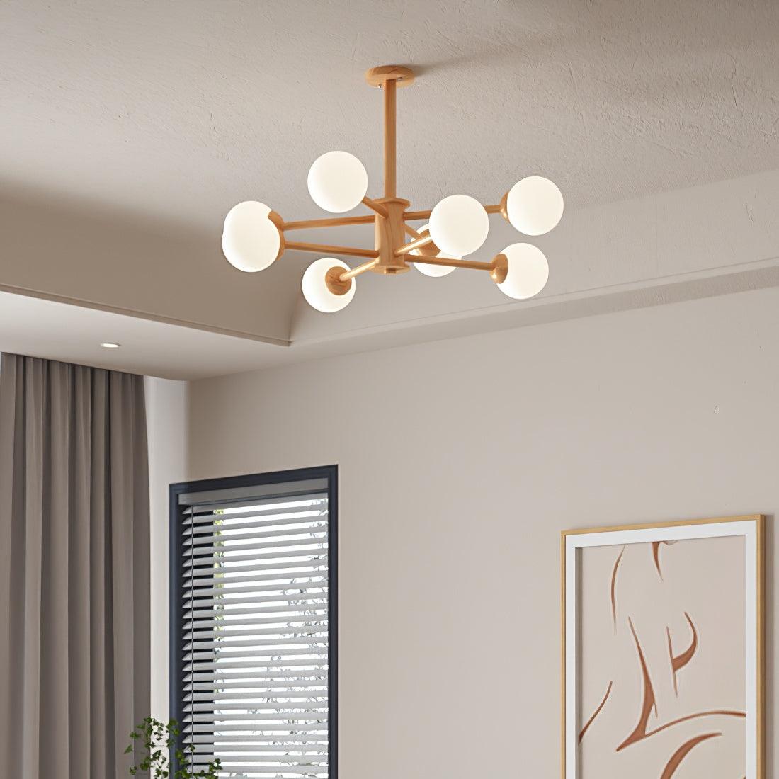 Kozan Wooden Chandelier - Lumpaz