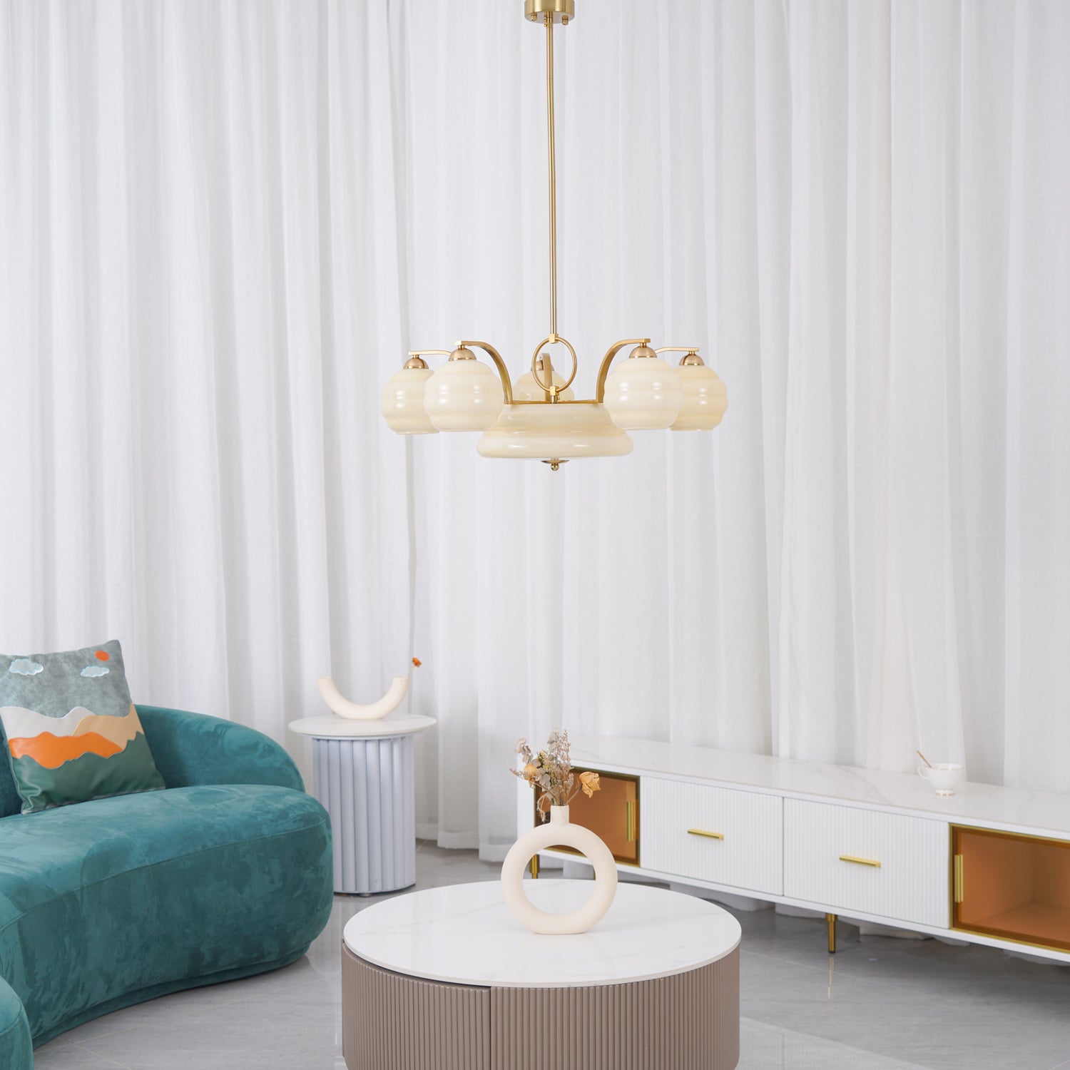 Art Deco Vintage Chandelier - Lumpaz