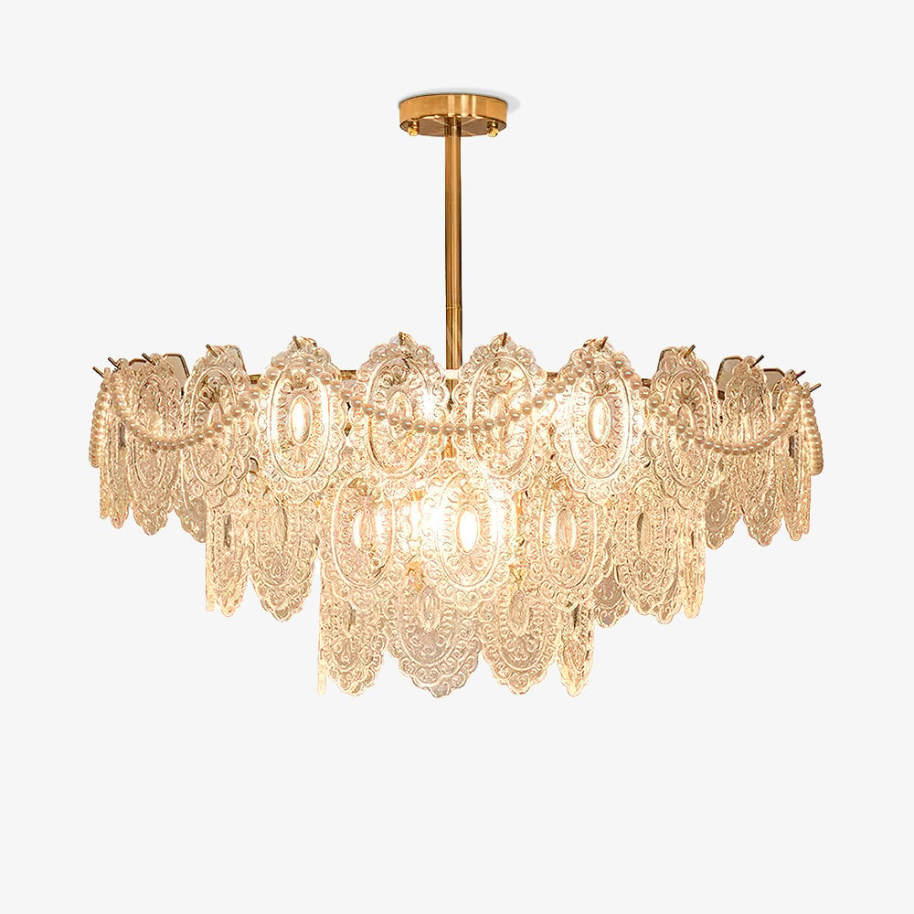 Wave Pearl Chandelier - Lumpaz