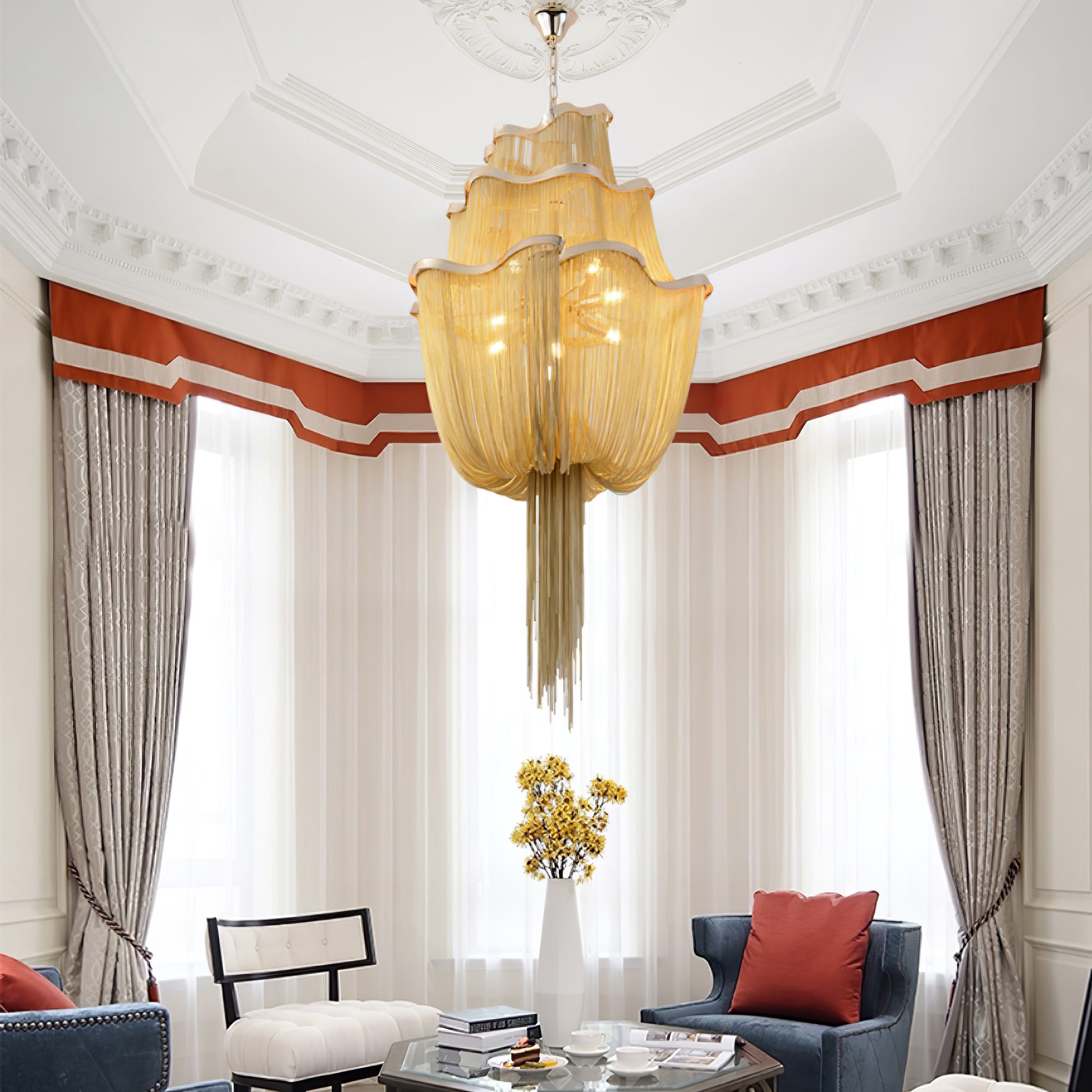Chains Shimmering Chandelier - Lumpaz
