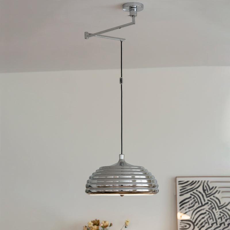 Saturno Chrome Pendant Lamp - Lumpaz