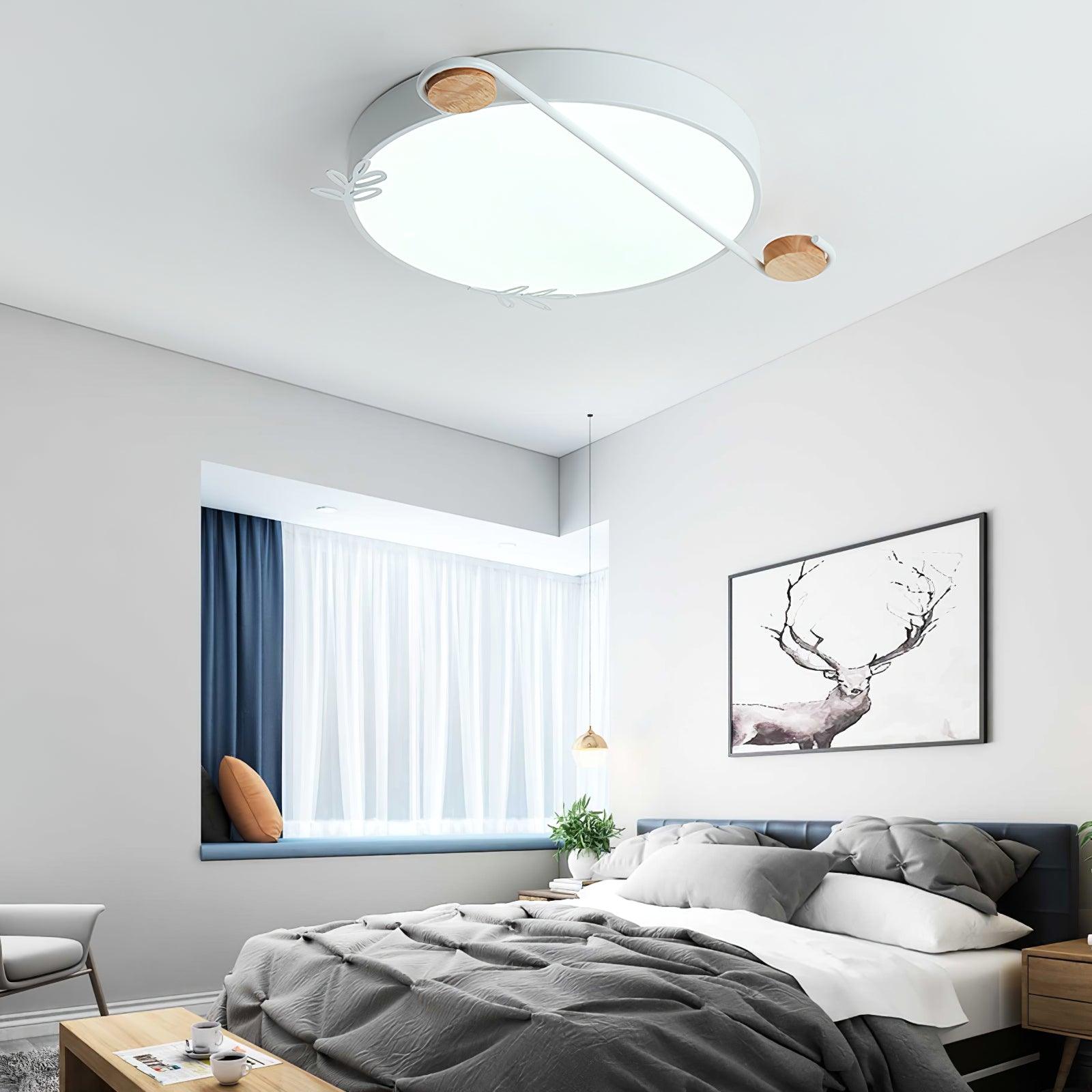 Musical Note Round Ceiling Lamp - Lumpaz